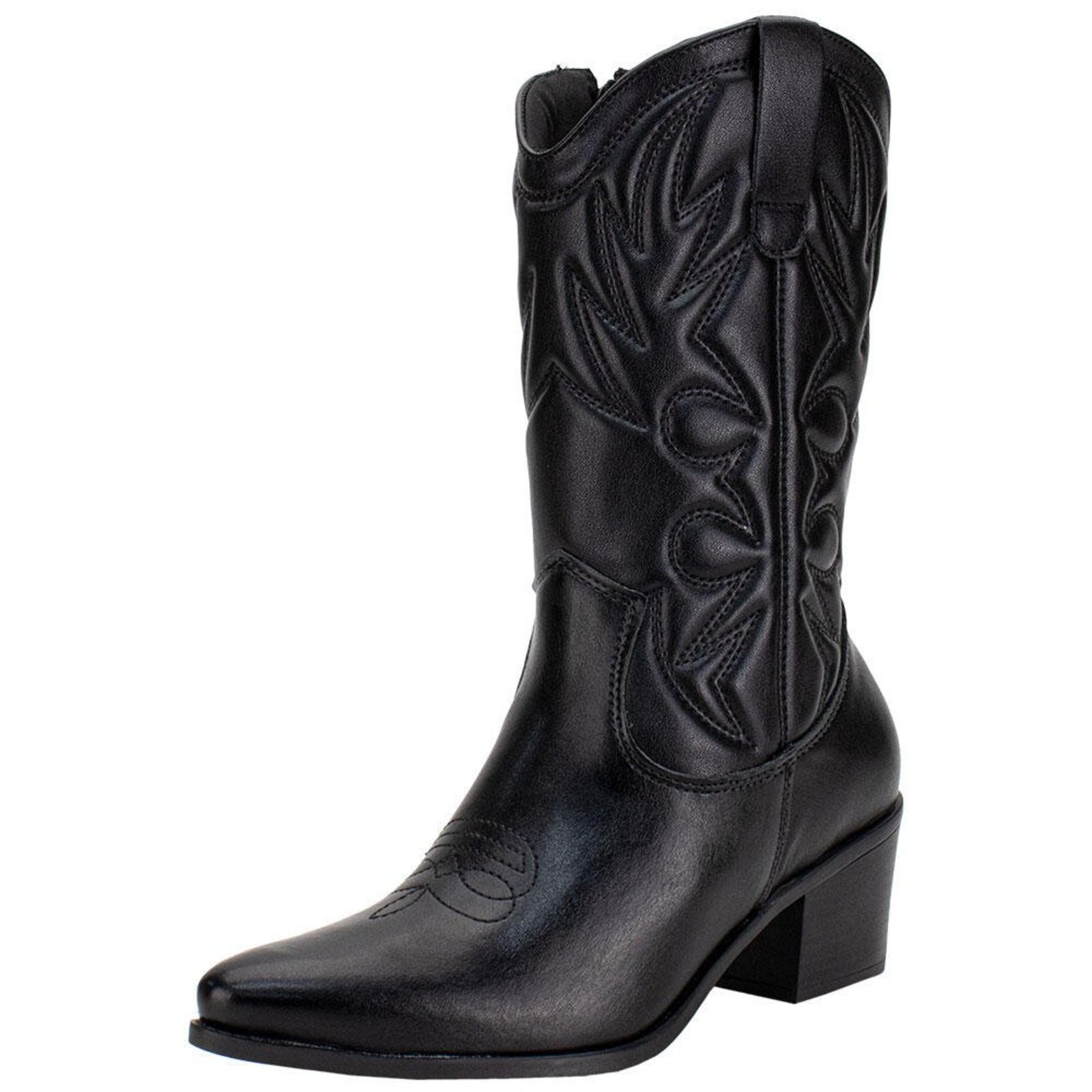 Bota Feminina Country Cano Médio Via Marte 009016 5830916 Preto