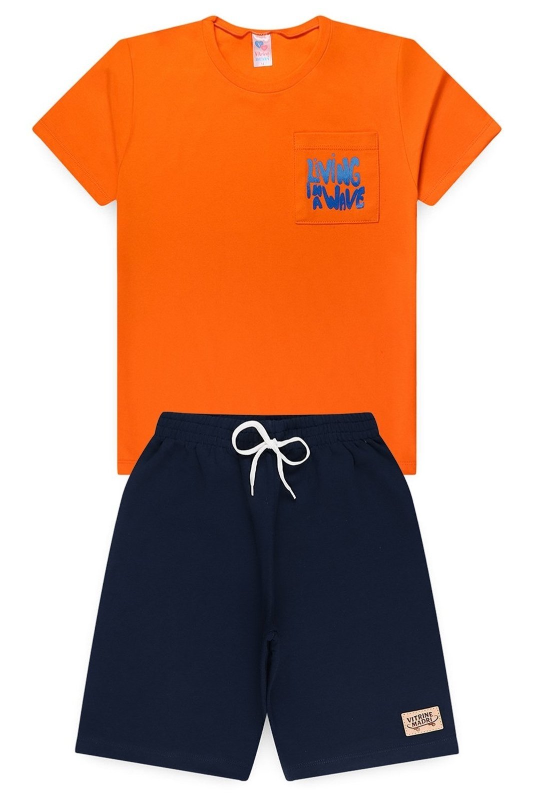 Infantil - Conjunto Juvenil Verão Masculino Wave