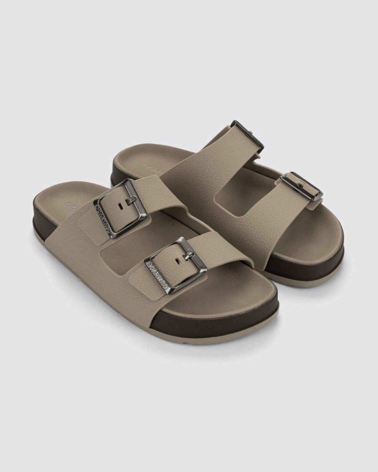 Chinelo Slide Cartago Milão Plus Marrom