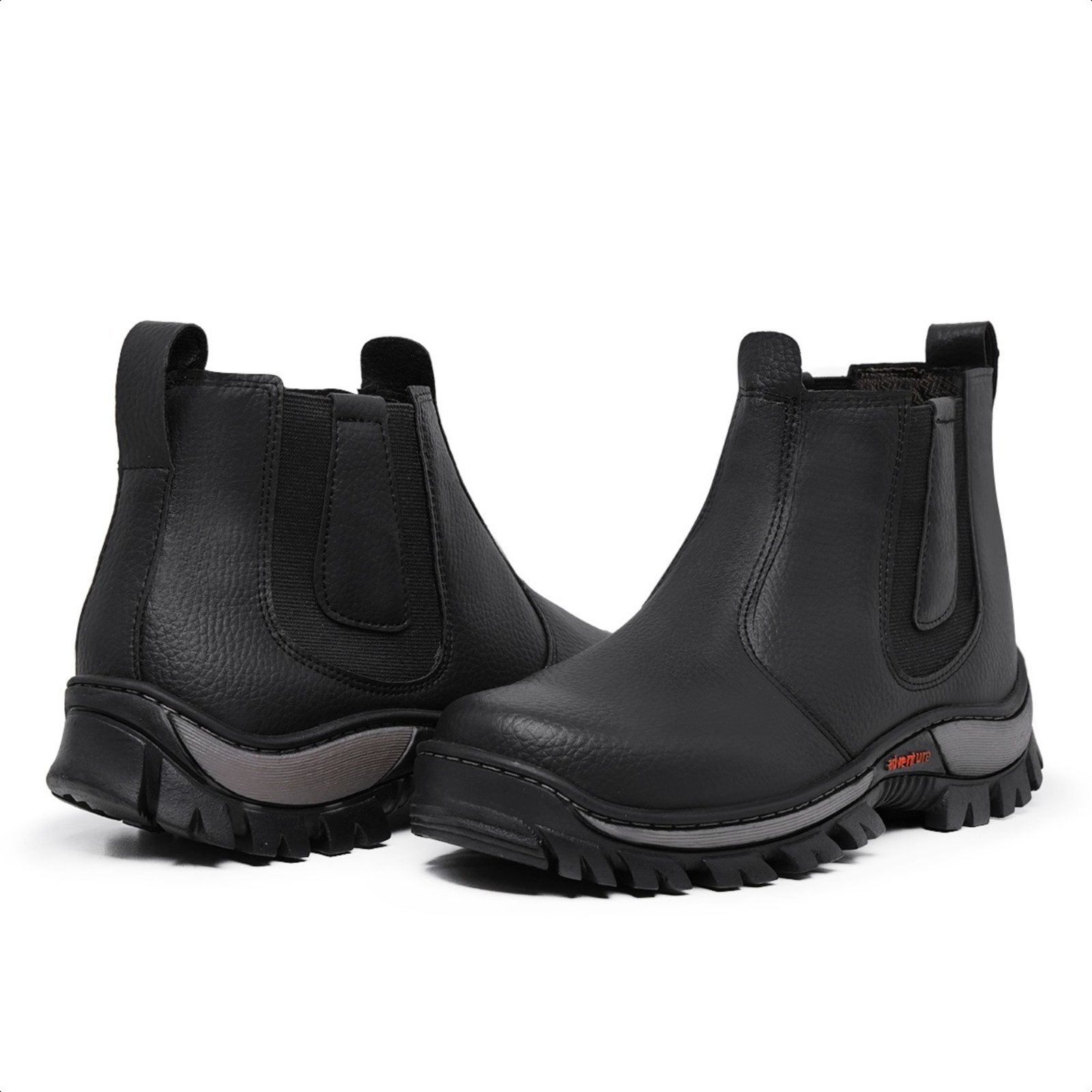 Vista 3 Botina Masculina Bota Segurança Trabalho Adventure Lavini Shoes preto Lavini Shoes preto