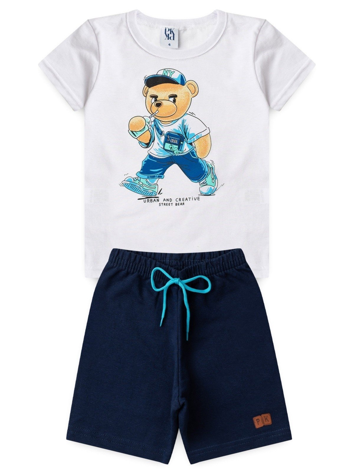 Vista 2 Infantil - Conjunto Platinum Urbano E Criativo PLATINUM KIDS branco PLATINUM KIDS branco
