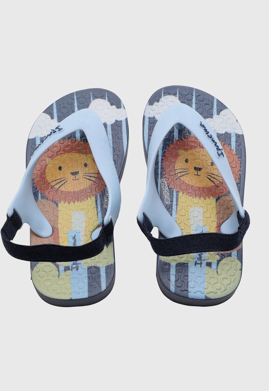 Infantil - Chinelo Ipanema Estampa Leão Azul