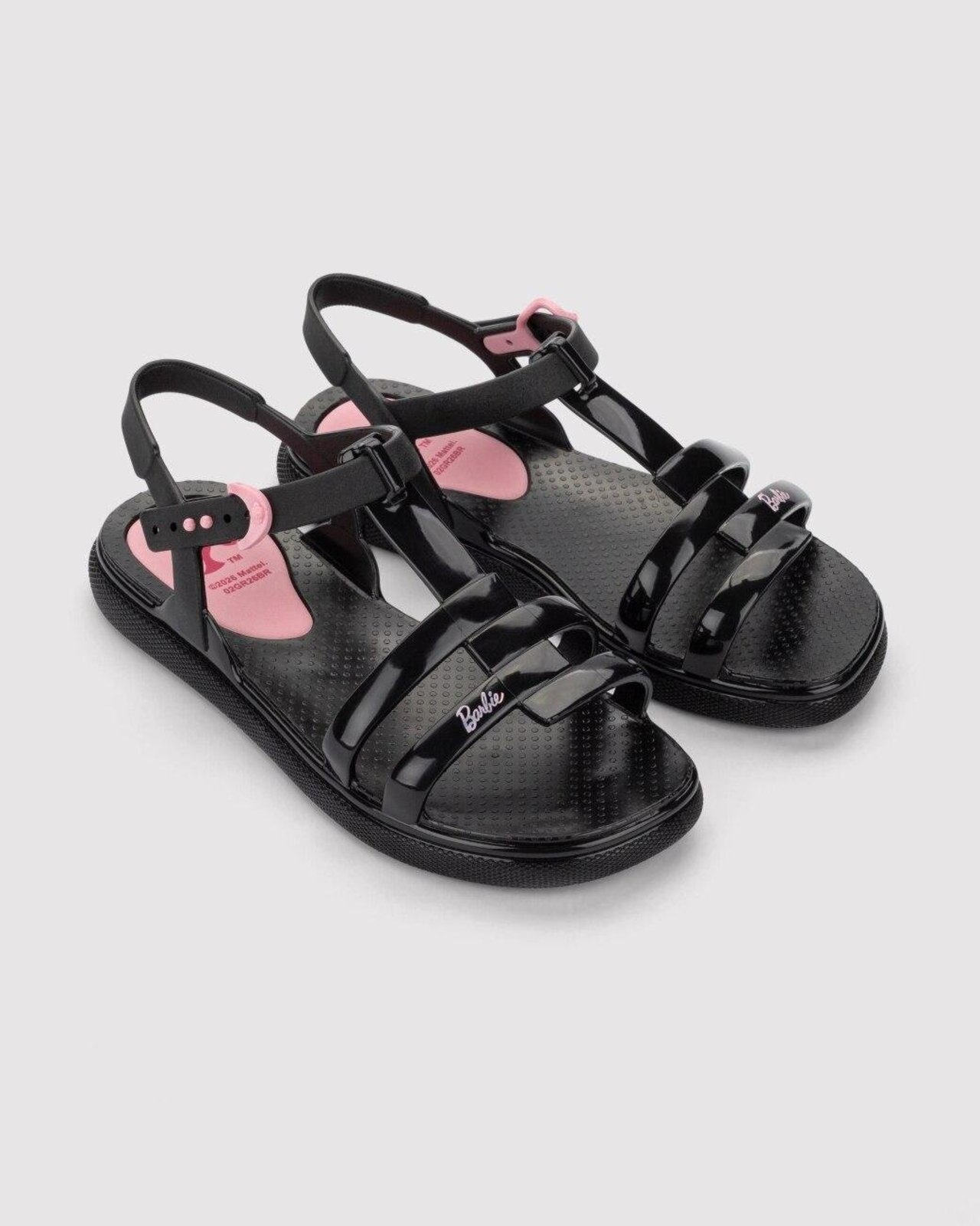 Infantil - Sandália Grendene Barbie Glass Preto