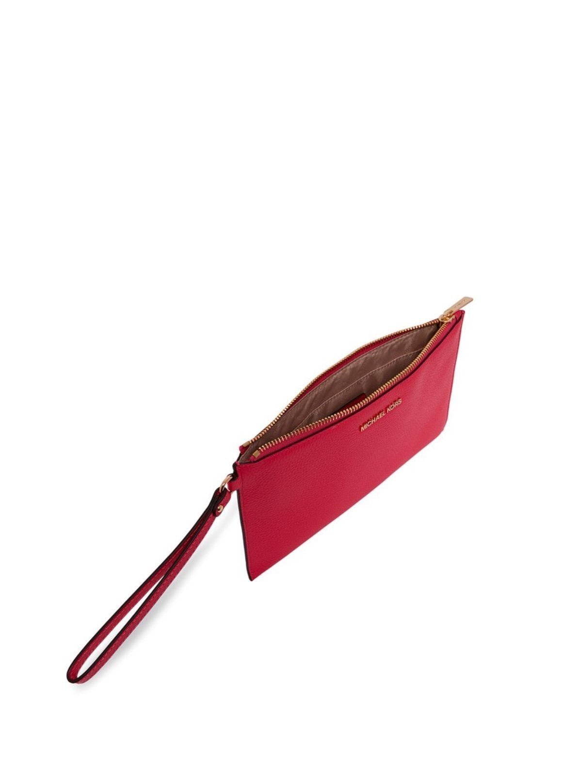 Vista 3 Carteira Jet Set Grande De Couro 35S4gtvw3l631 Michael Kors vermelho