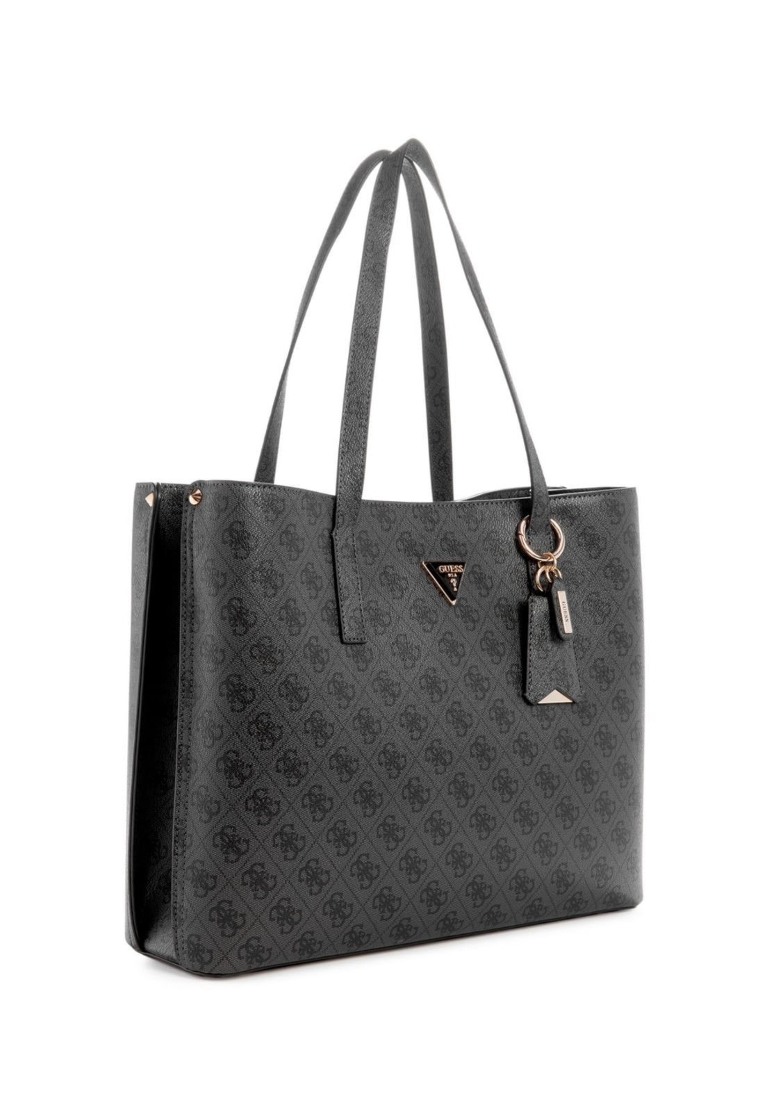 Vista 3 Bolsa Guess Meridian Ii Girlfriend Tote preto Guess preto