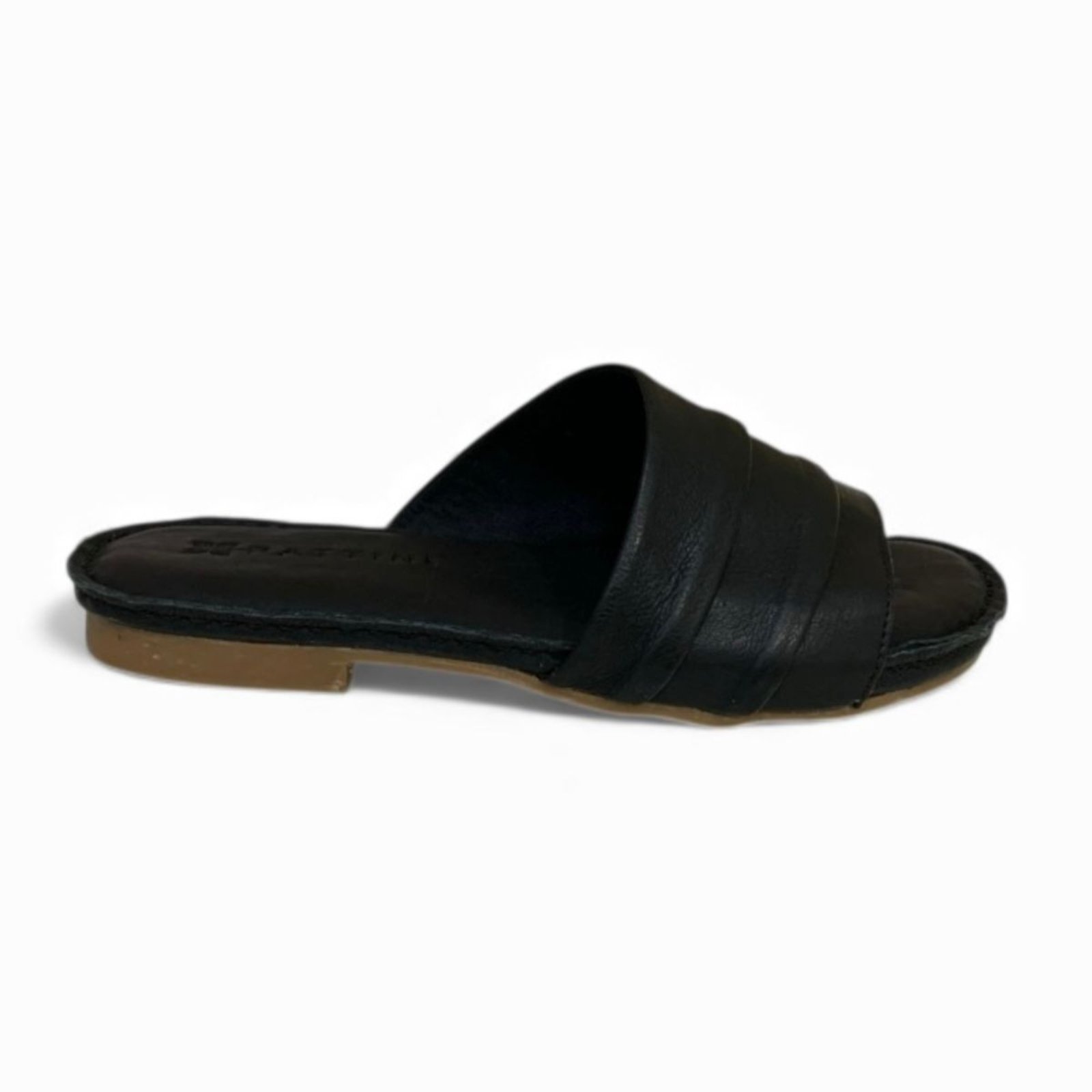 Vista 2 Chinelo Feminina Moscardini em Couro 347416 preto Moscardini preto