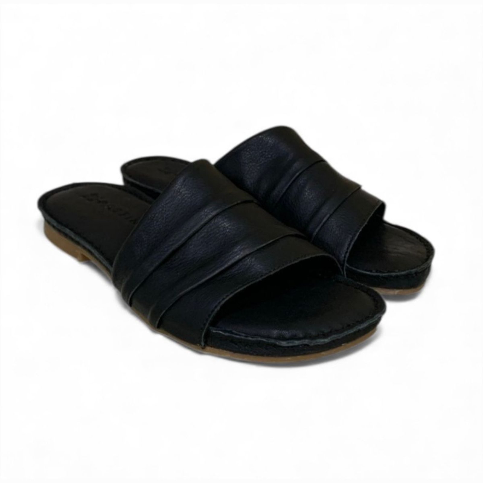 Vista 3 Chinelo Feminina Moscardini em Couro 347416 preto Moscardini preto
