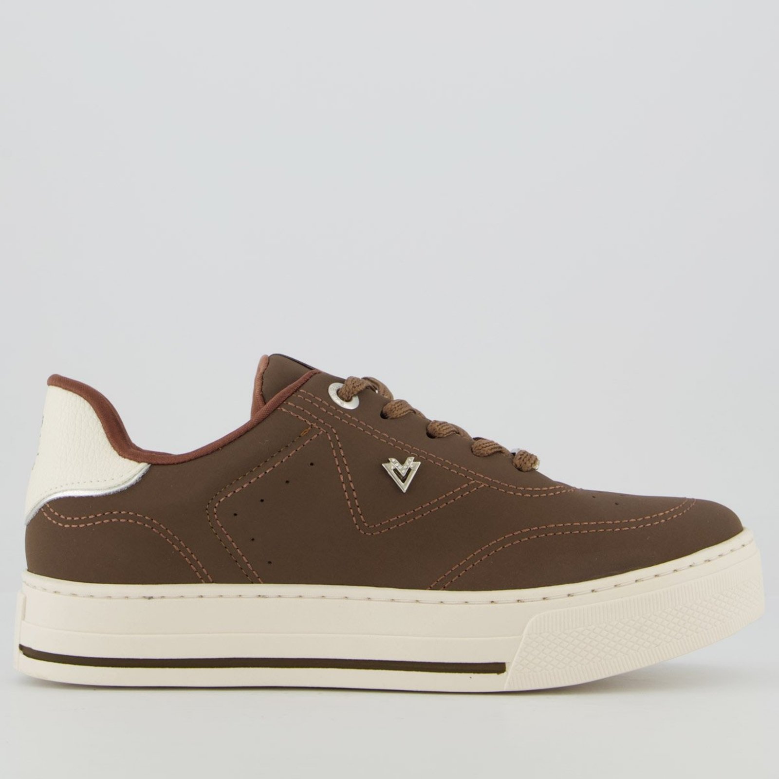 Tênis Via Marte V027 Feminino Marrom Escuro