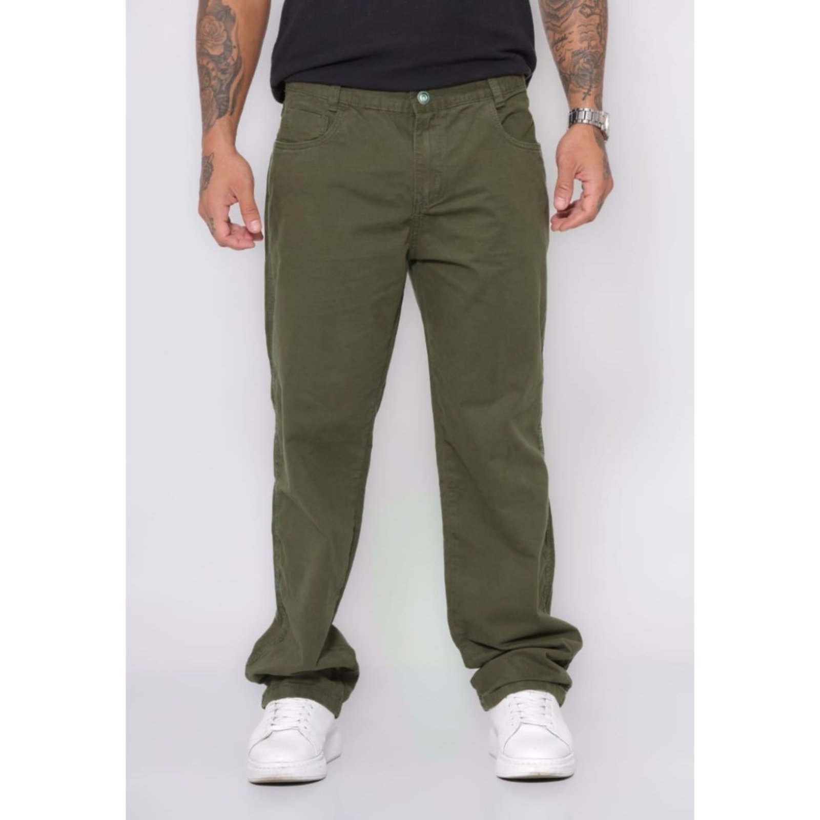 Calça Masculina Verde Alemanha Alleppo Jeans