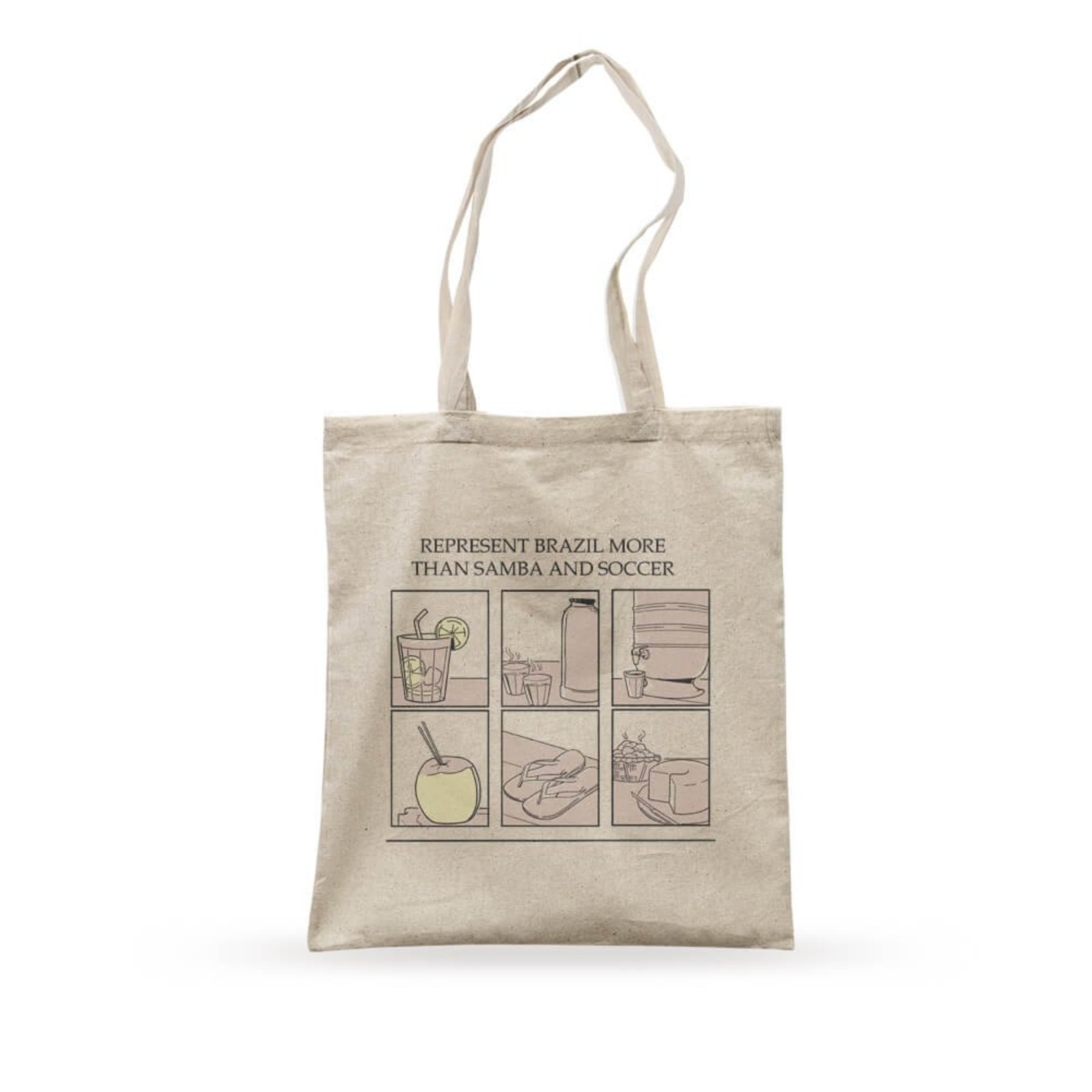 Ecobag Brazilian Things - Bege - Casual - Studio Geek