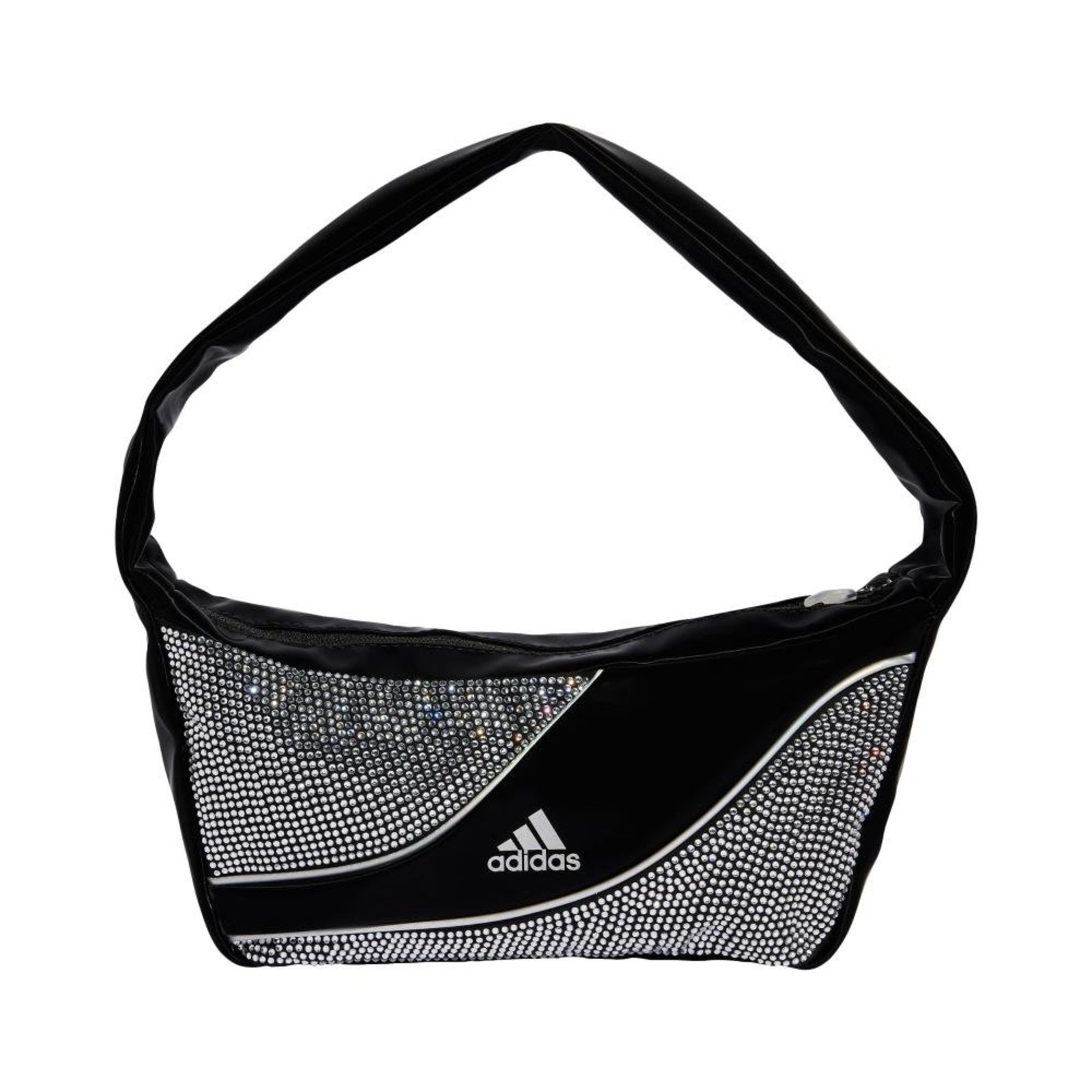 Bolsa de Ombro Pequena com Strass adidas Originals Preto