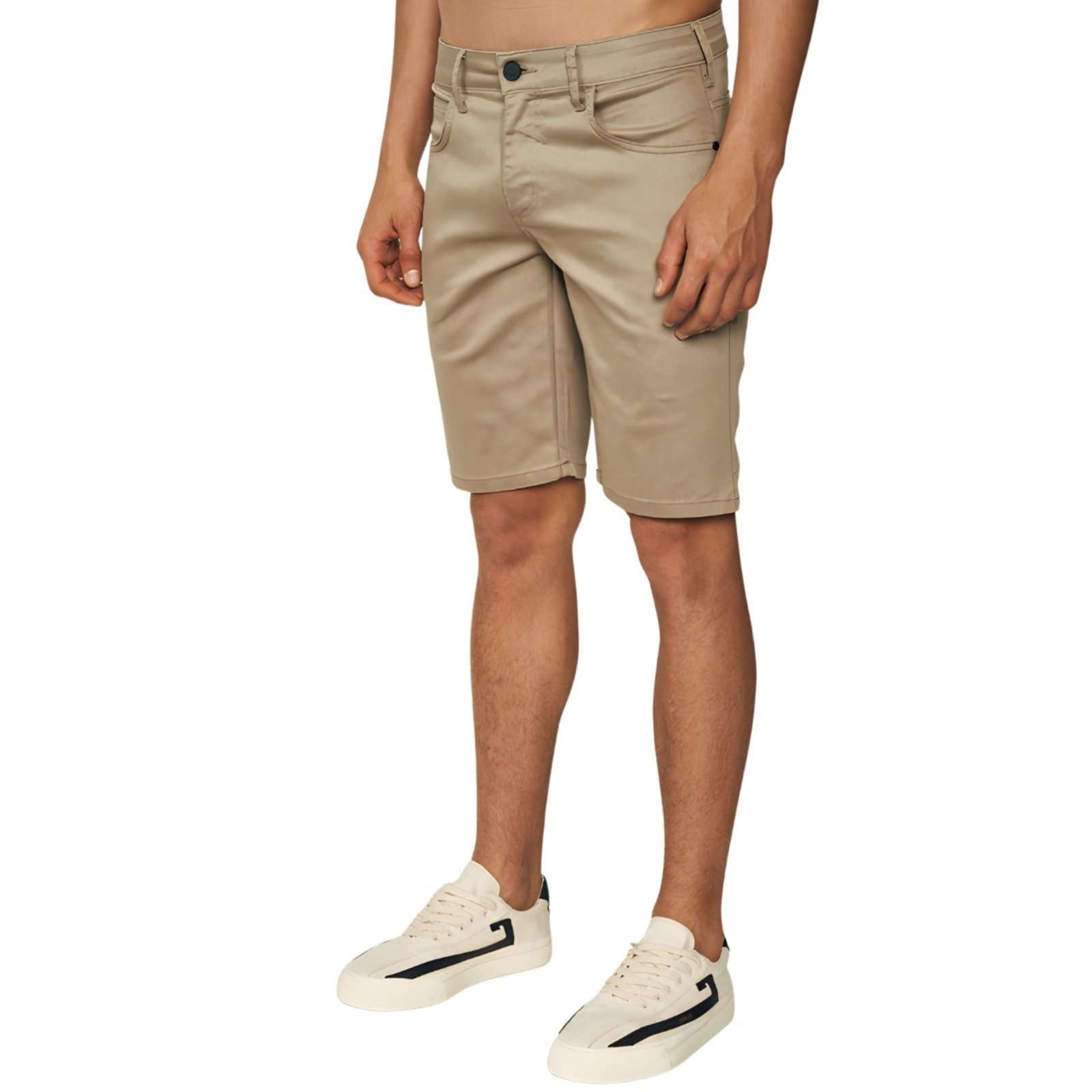 Vista 2 Bermuda Masculina Sarja Colcci café Colcci café