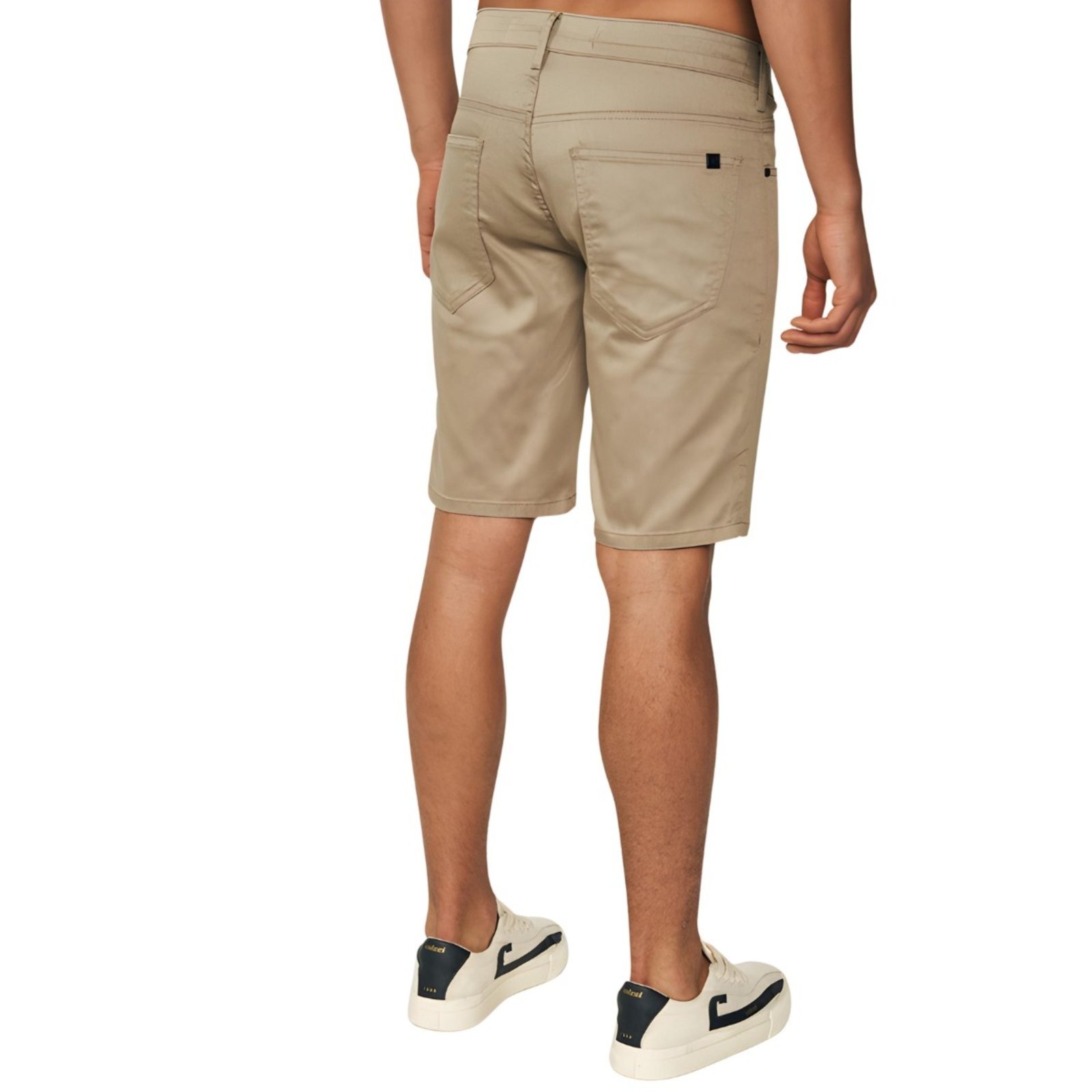 Vista 3 Bermuda Masculina Sarja Colcci café Colcci café