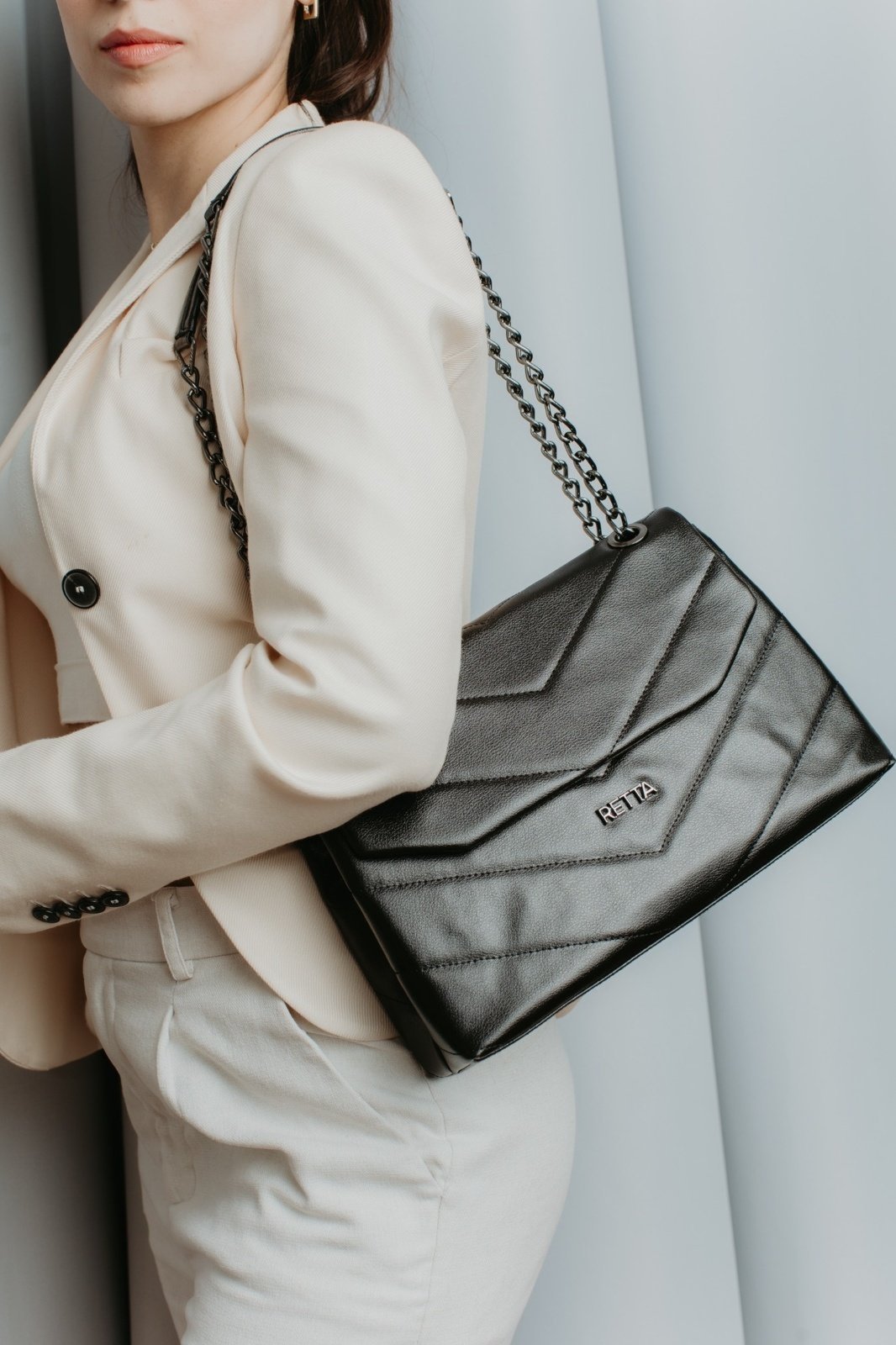 Bolsa Feminina Retta Isa Matelassê Café