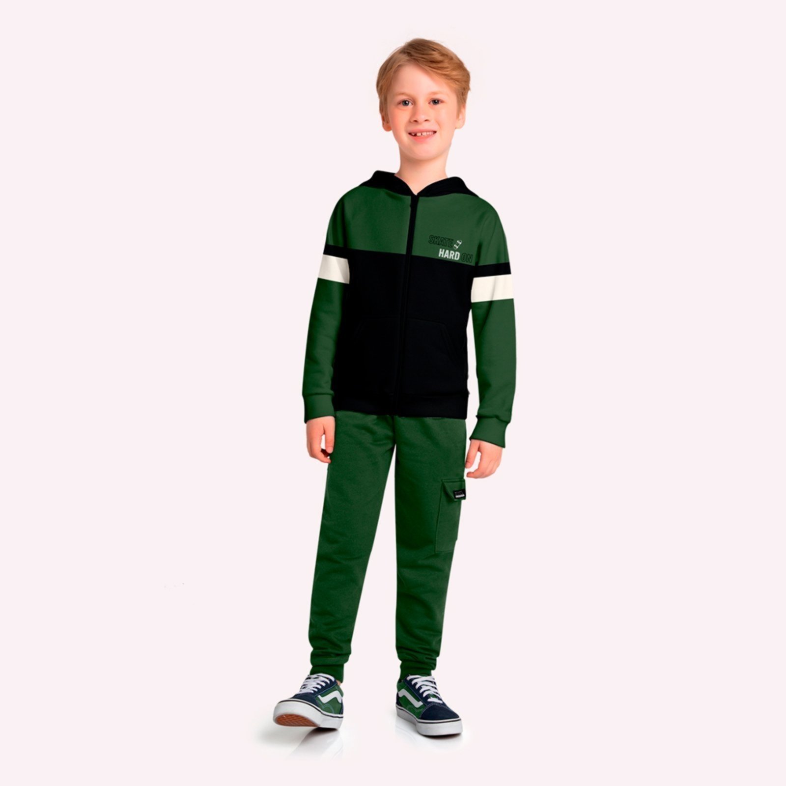 Infantil - Conjunto Menino com Capuz Kyly