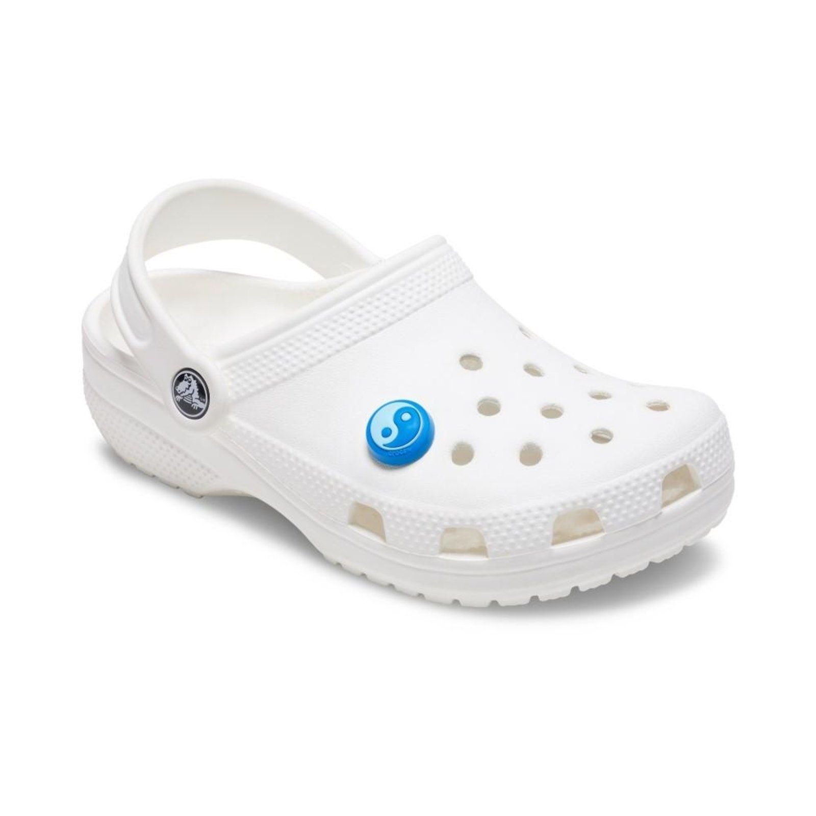 Vista 3 Infantil - Jibbitz™ Yin Yang Azul Claro e Escuro Branco Crocs branco azul