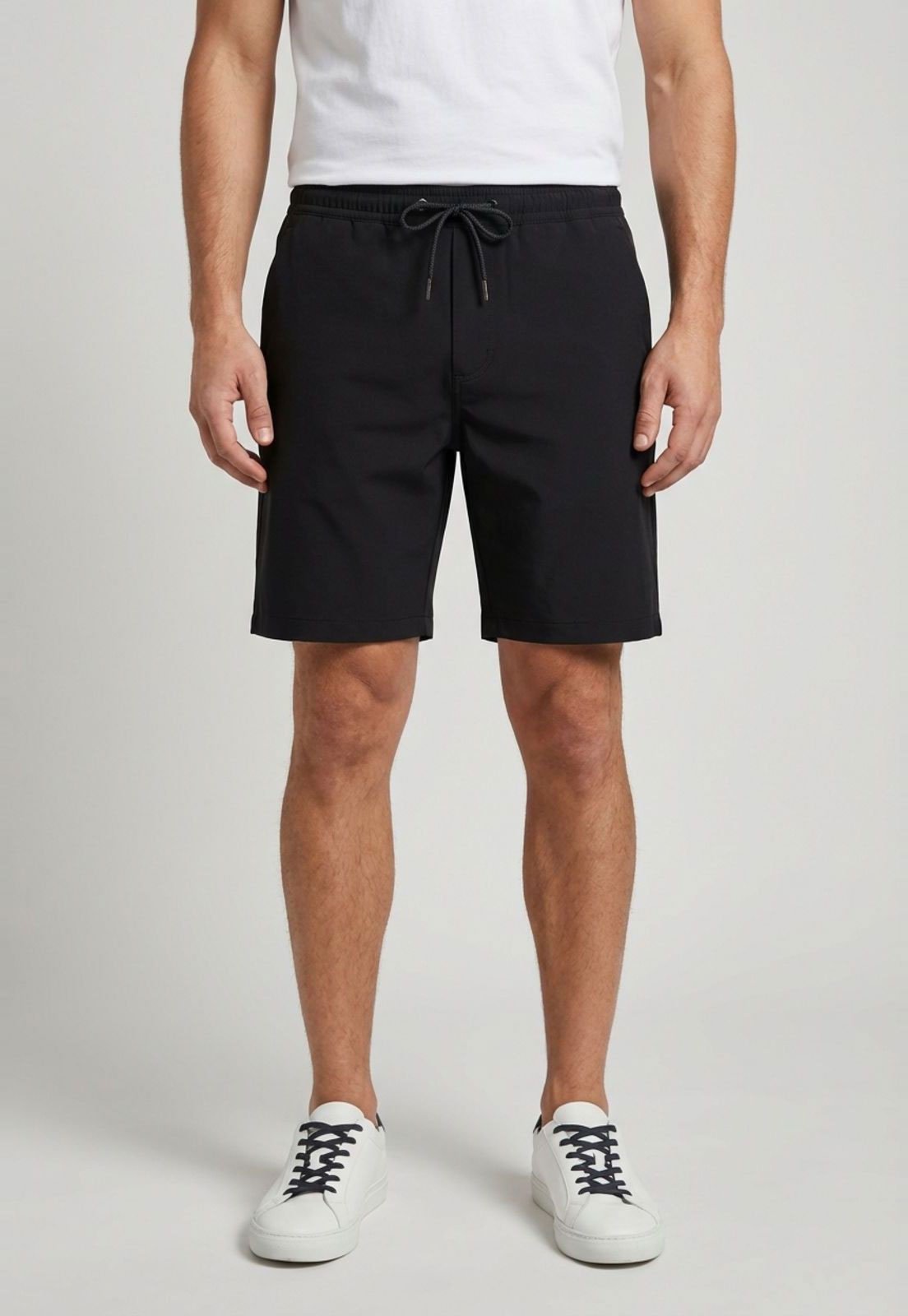 Shorts Masculino Aleatory Cós Ajustável Preto