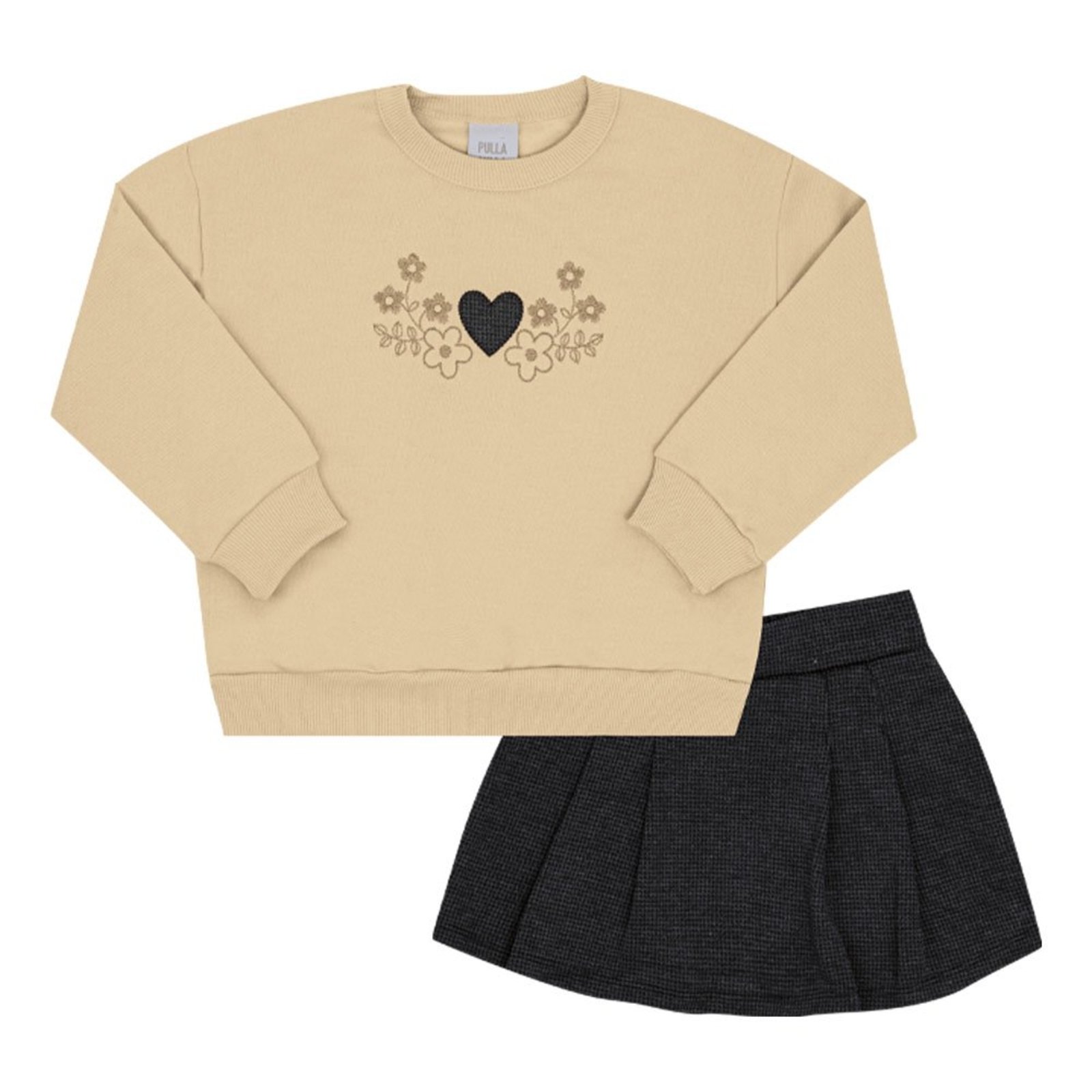 Infantil - Conjunto Primeiros Passos Menina - Bege - 52728-1288