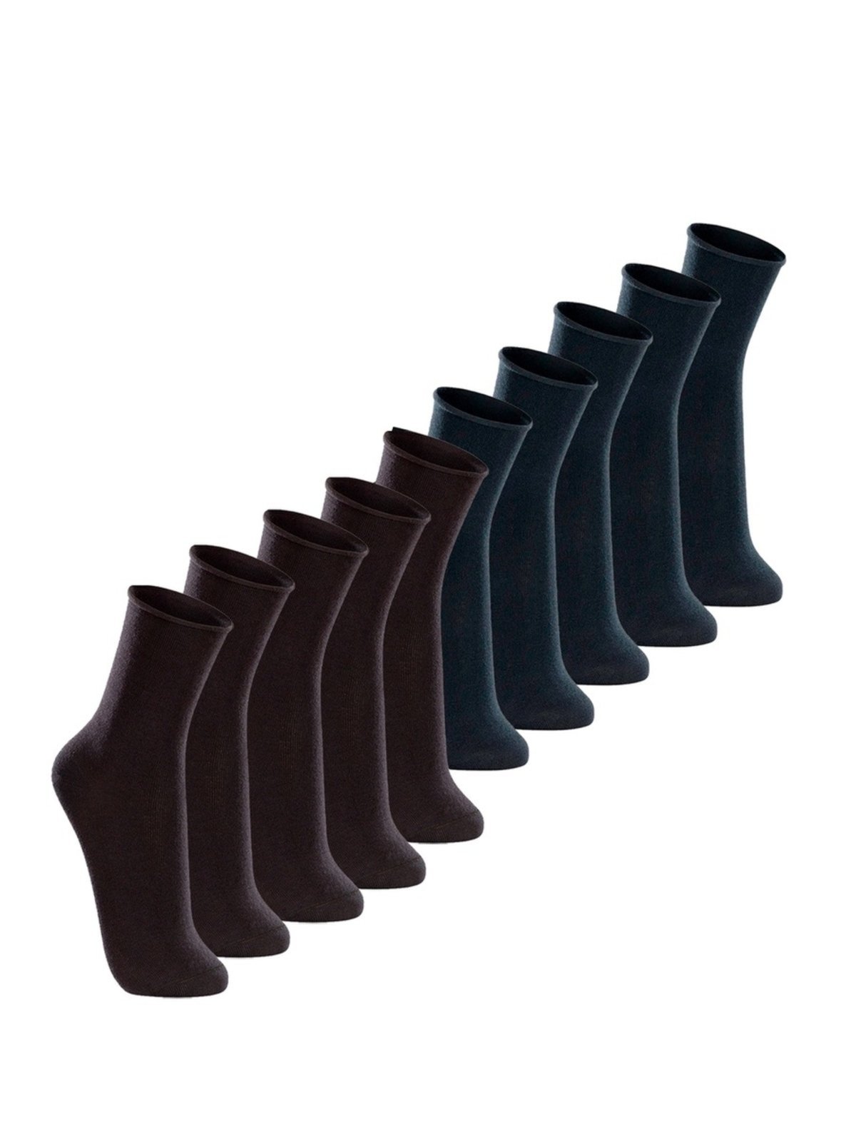 Kit com 10 Pares de Meias sem Punho Casual Lupo 1275-011