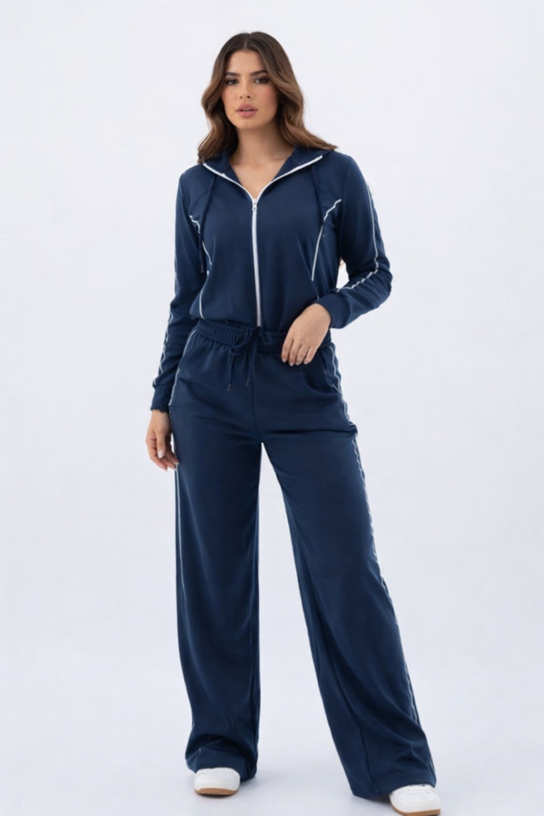 Conjunto D Bell Outlet Fashion Moletom Azul