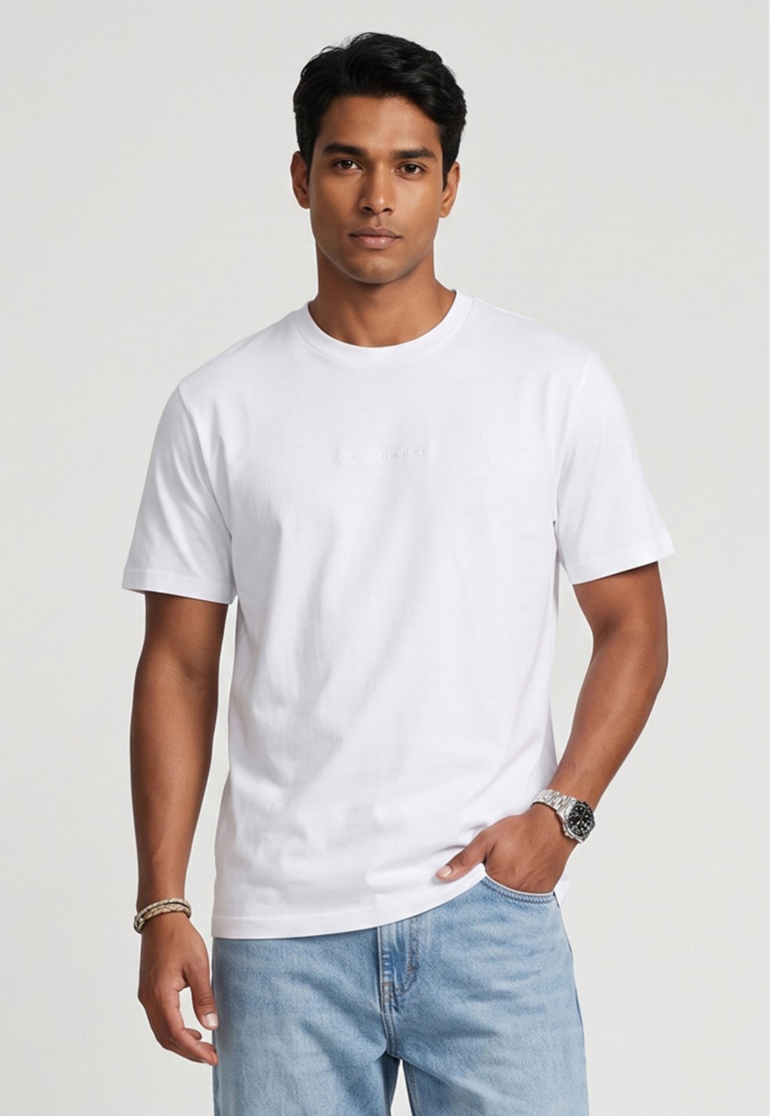 Camiseta Masculina DC Shoes Baseline Branca