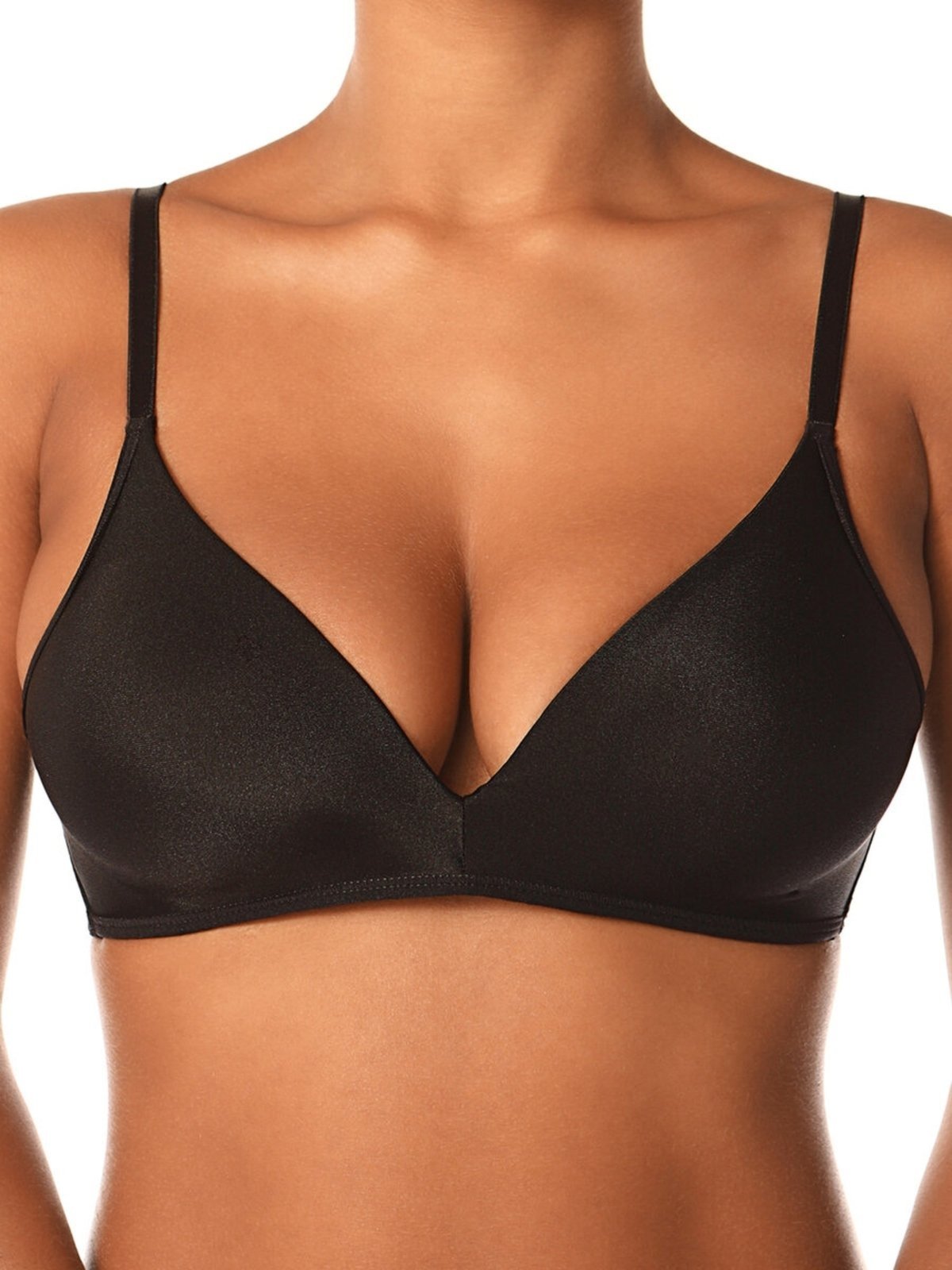 Sutiã sem Aro com Bojo Paraíso Demillus 63476 Preto