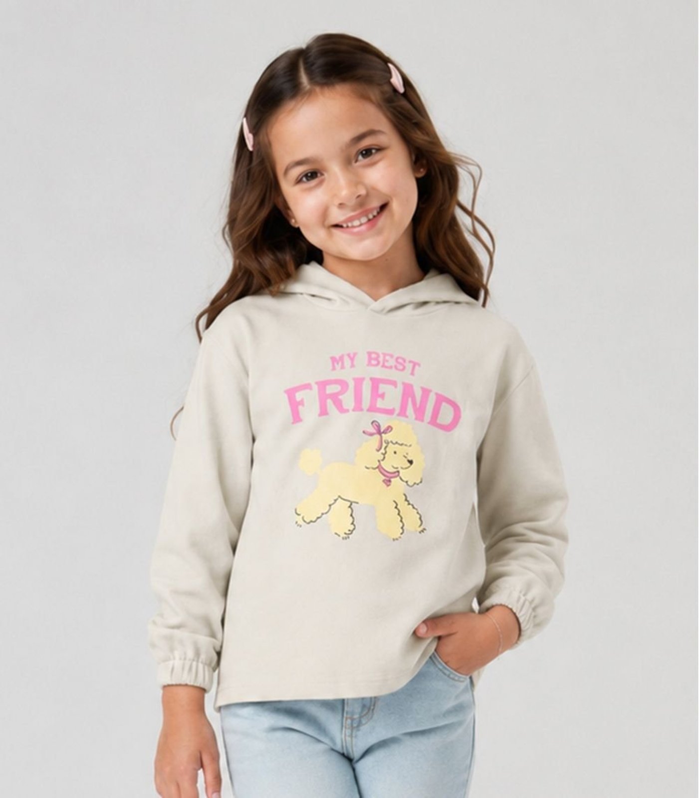 Infantil - Blusão Com Estampa Select Bege