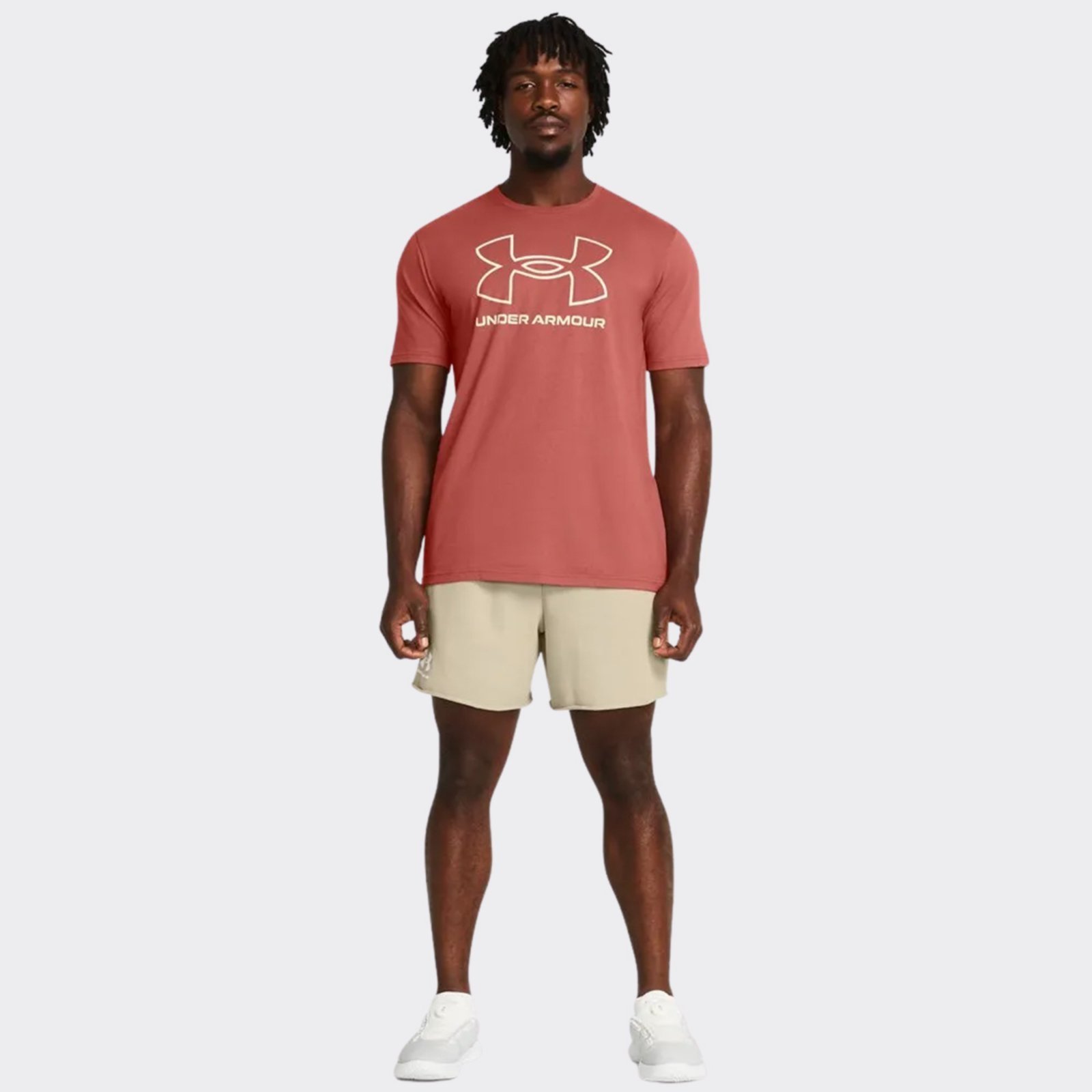 Shorts Under Armour Rival Terry 6in Bege