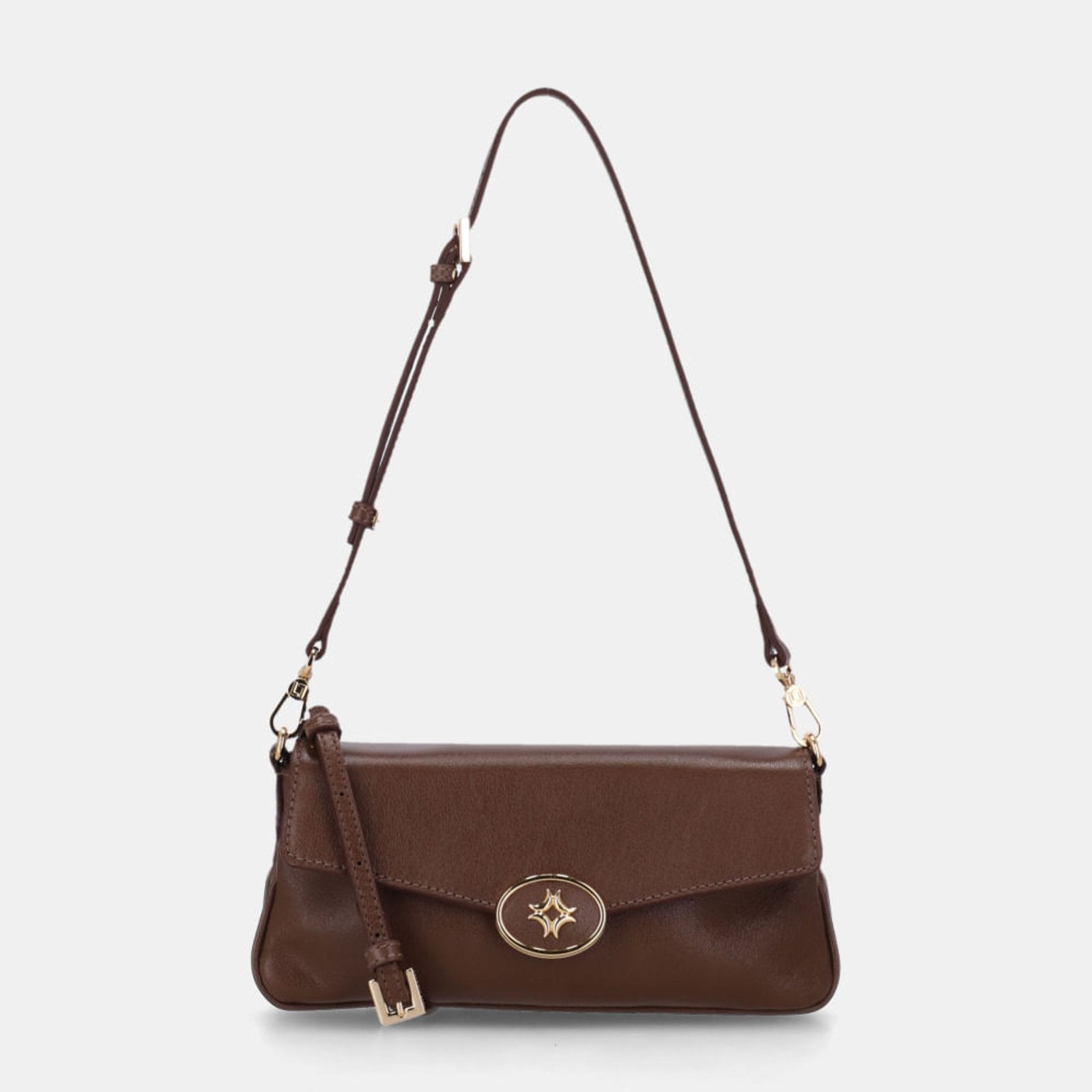 Bolsa Satchel Pequena Atacama Espresso - 2000953 Luz da Lua