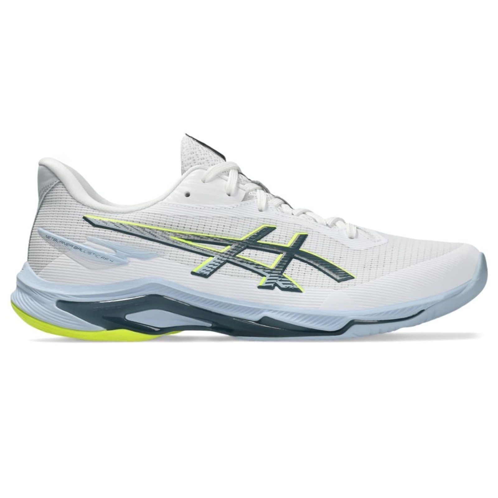 Tênis ASICS Netburner Ballistic Ff 4 - Masculino - Branco/Azul