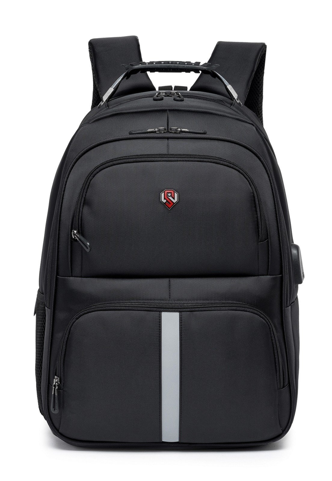 Mochila Executiva Swissport Notebook Usb Preto