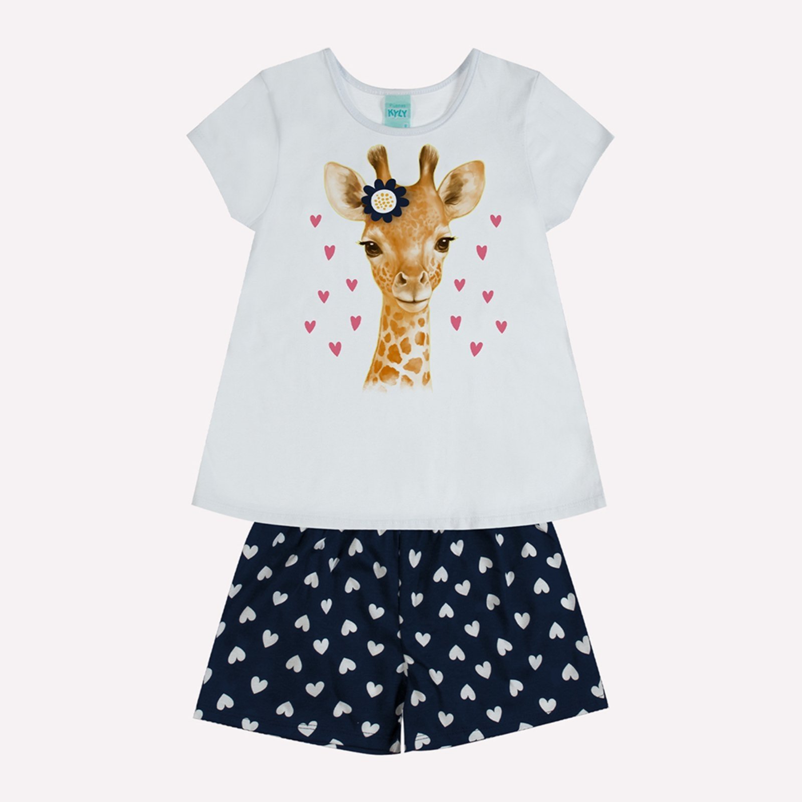 Pijama Menina Girafa Kyly
