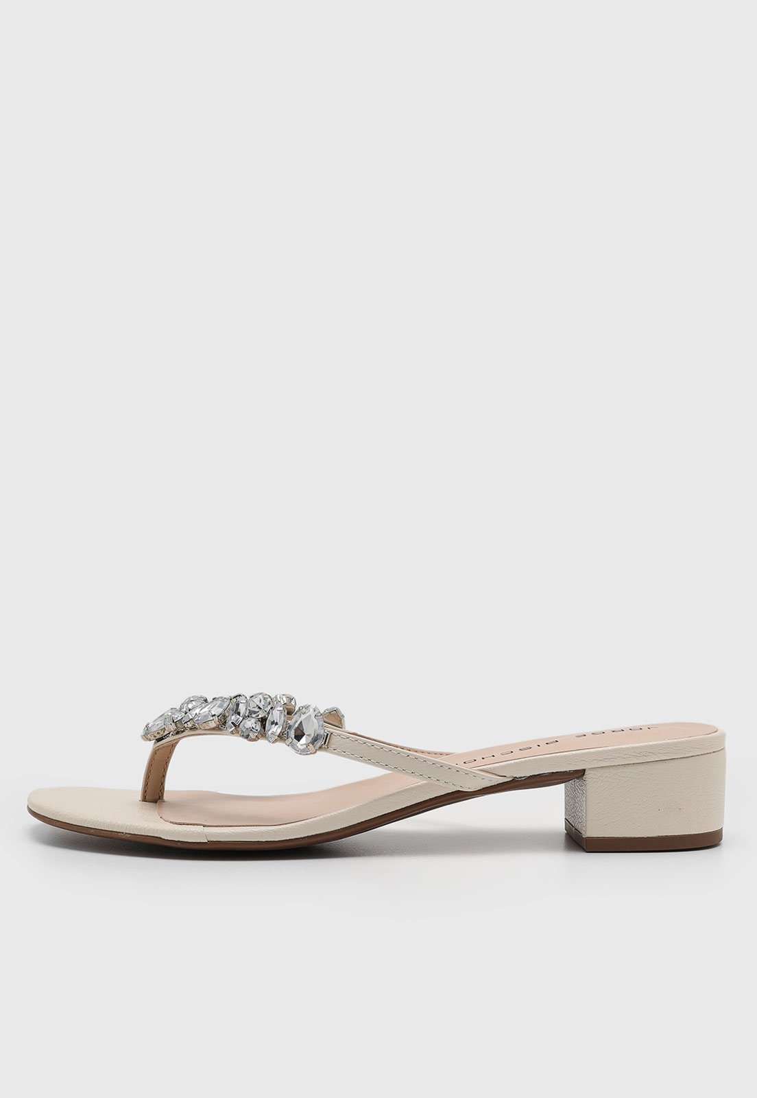 Tamanco Jorge Bischoff Pedraria Off-White