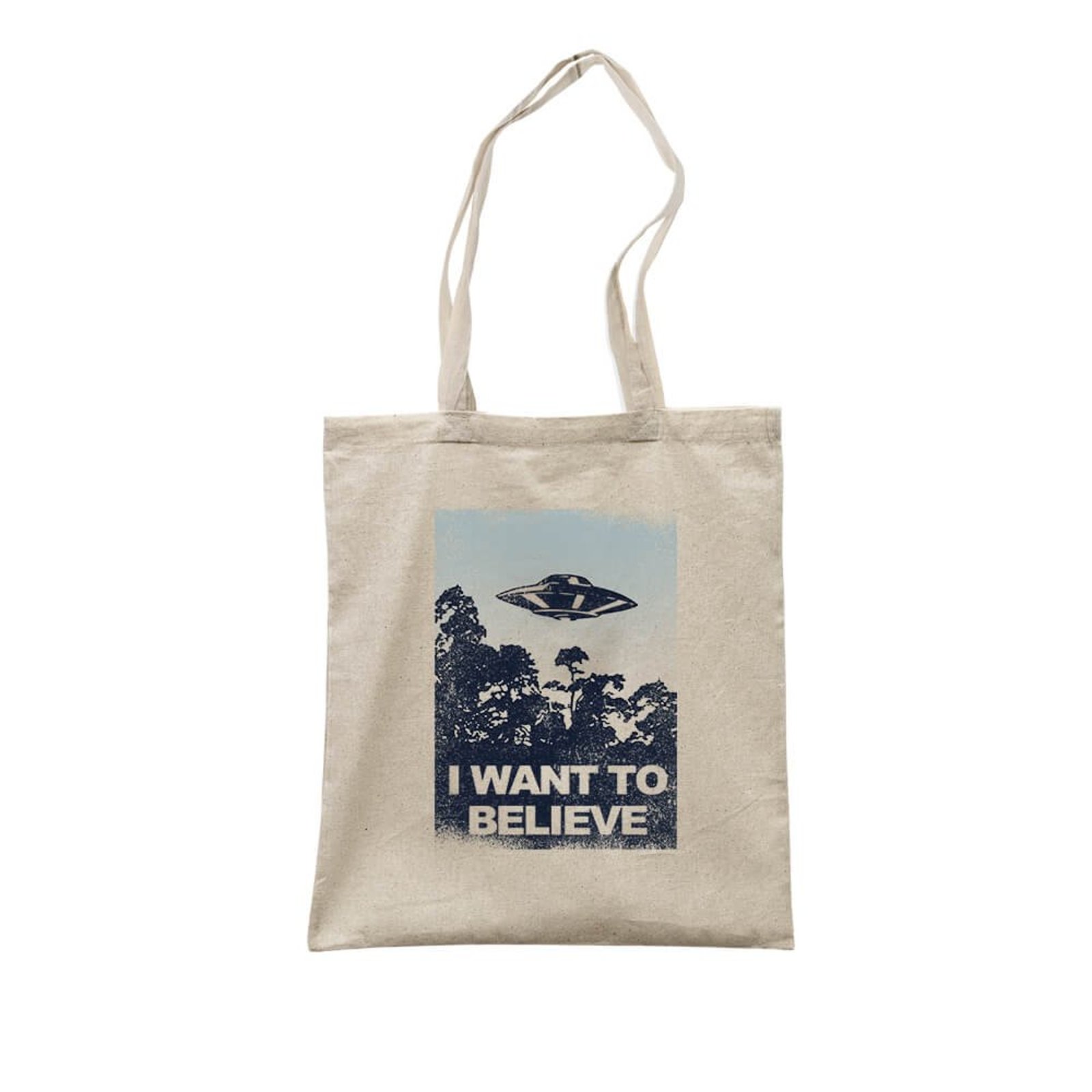 Ecobag I Want To Believe - Bege - Casual - Studio Geek