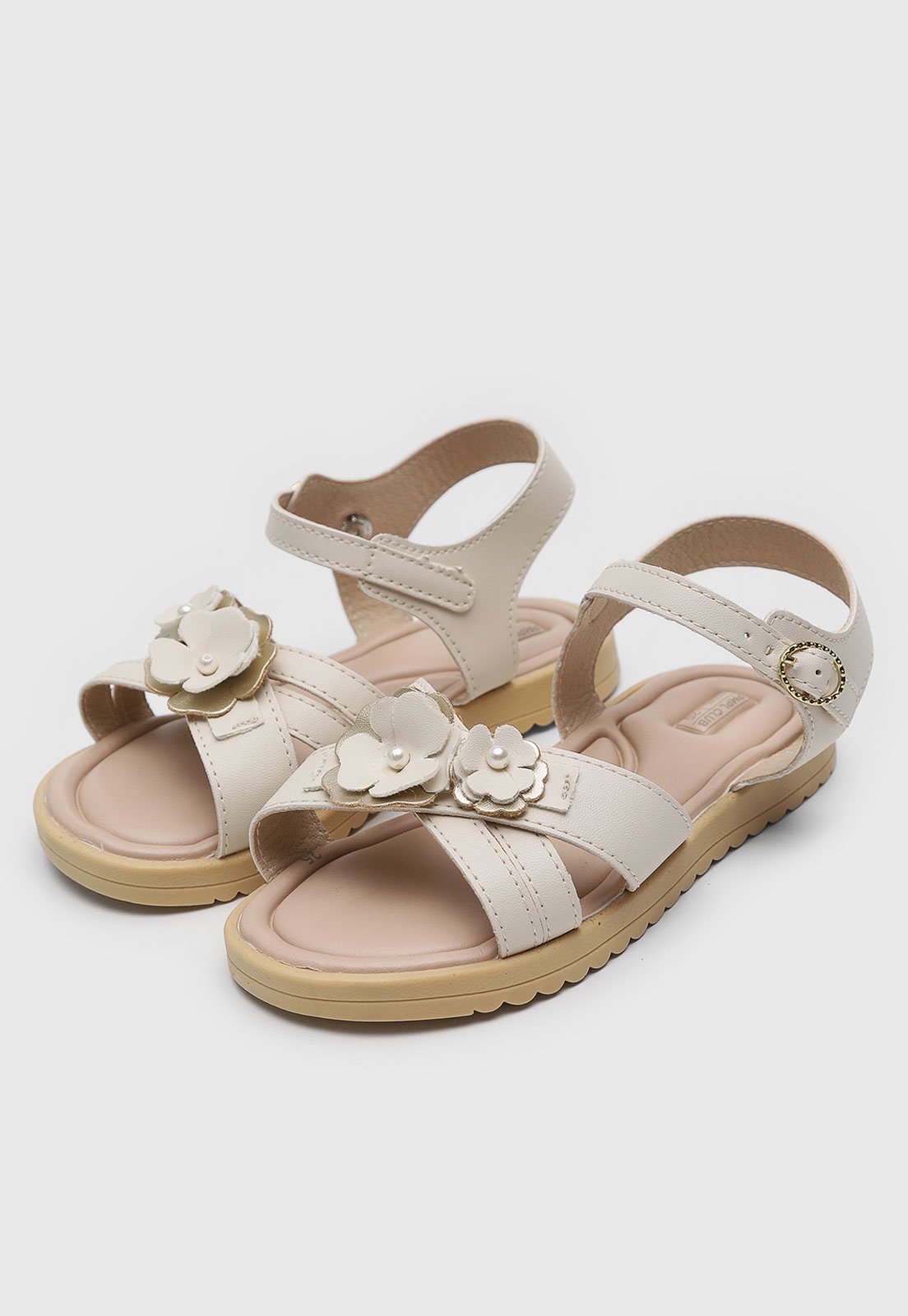 Infantil - Sandália Pimpolho Flora Off-White