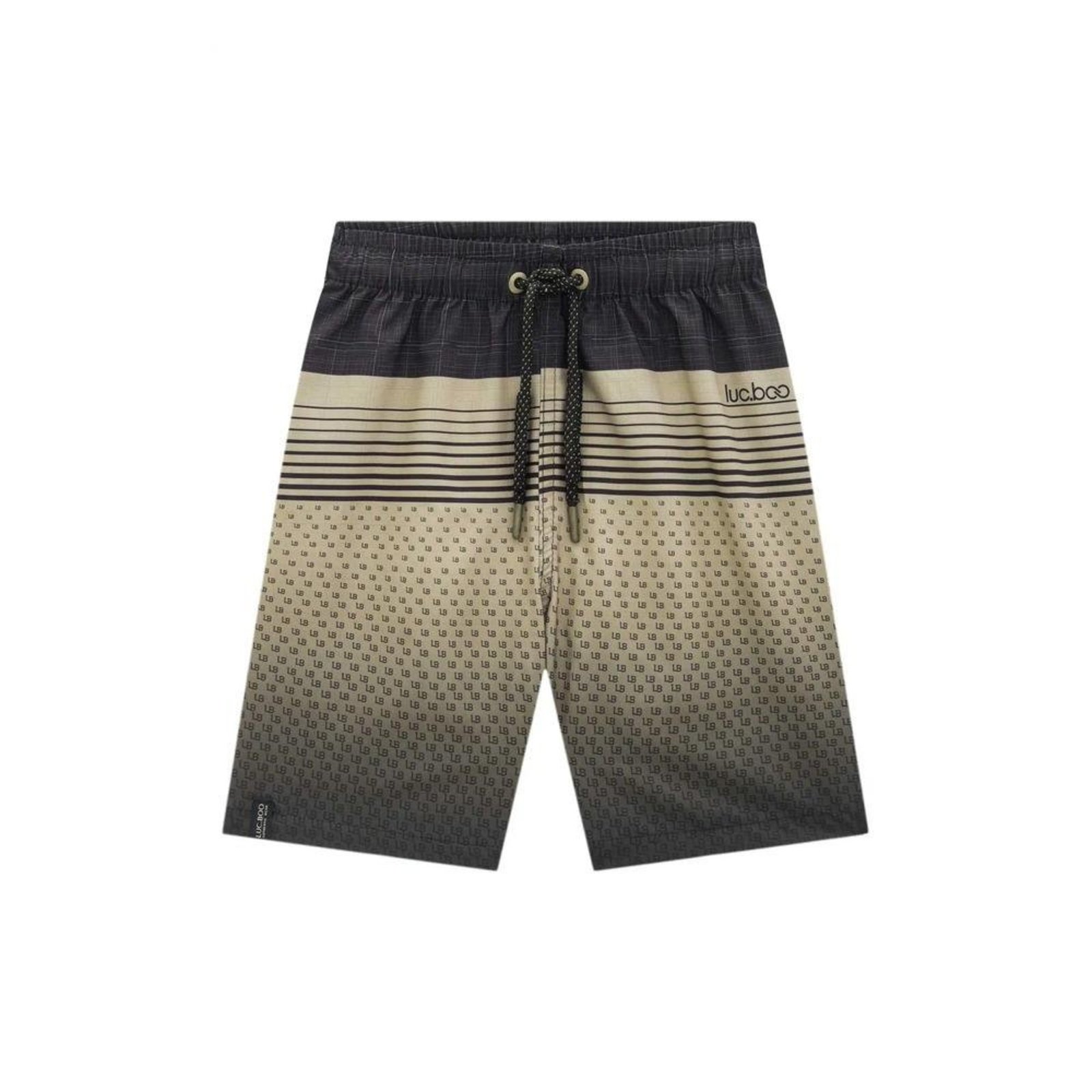 Infantil - Bermuda Menino Estampado Lucboo 10 Unico