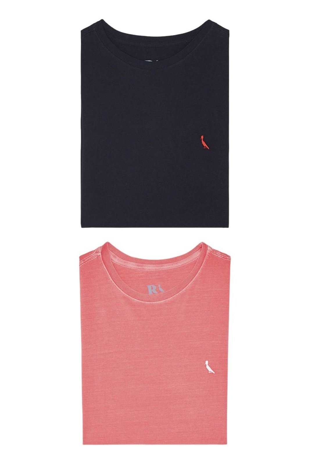 Kit 2 Camisetas Pica Pau Suspiro E Brasa Reserva Vermelho/Preto