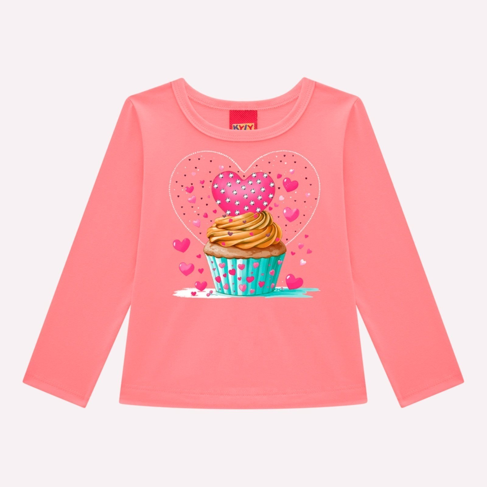 Infantil - Blusa Menina Cupcake Kyly