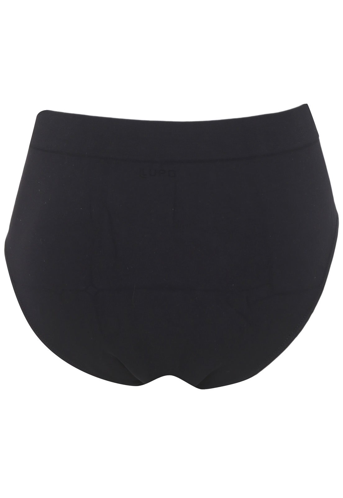 Vista 3 Calcinha Lupo Biquíni Loba Lisa Preta preto Lupo preto