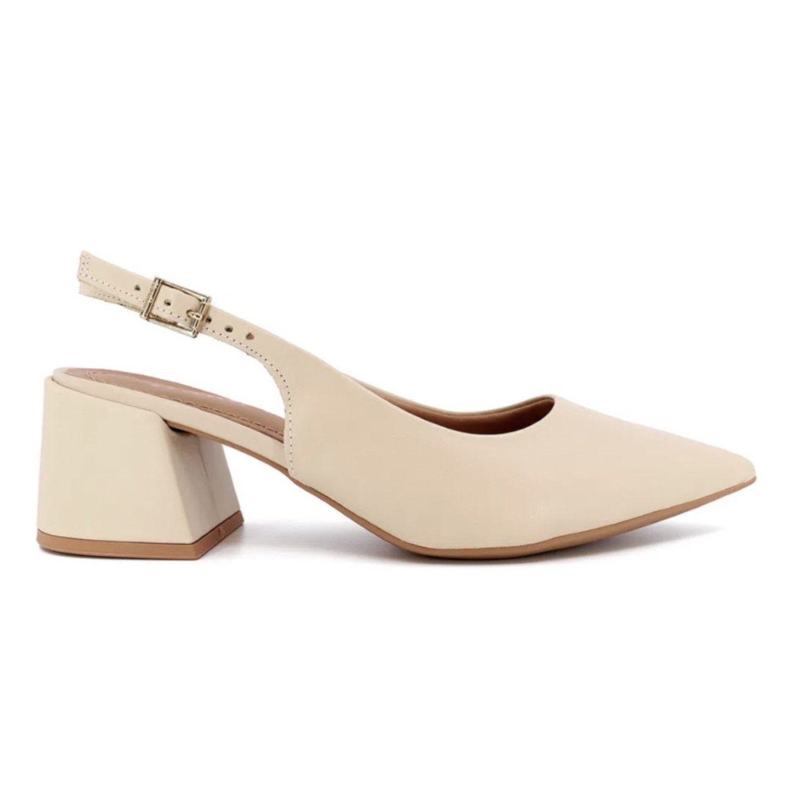 Slingback Usaflex Feminino Bico Fino Casual AK0202