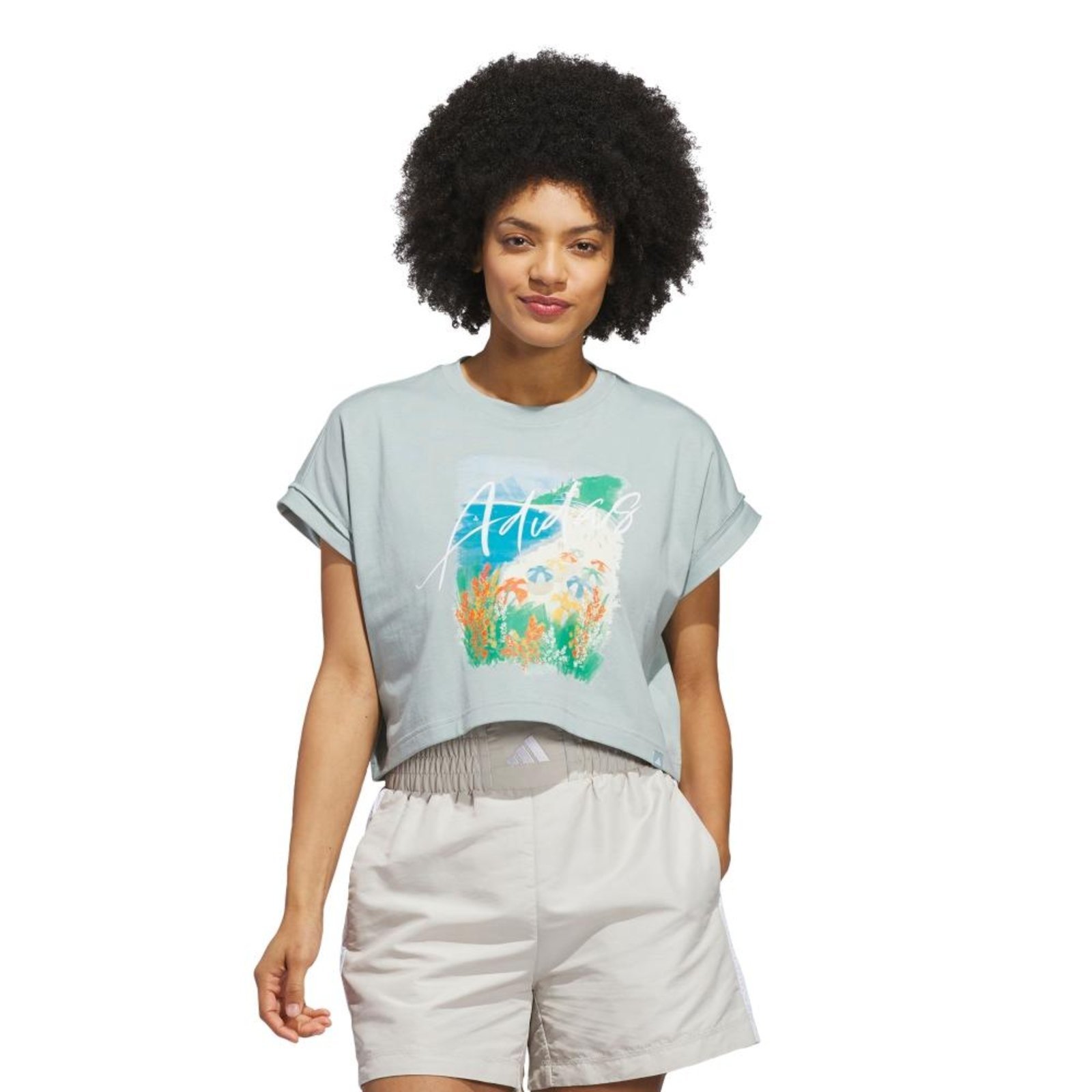 CAMISETA ESTAMPADA SUMMER ROMANCE adidas Sportswear Verde