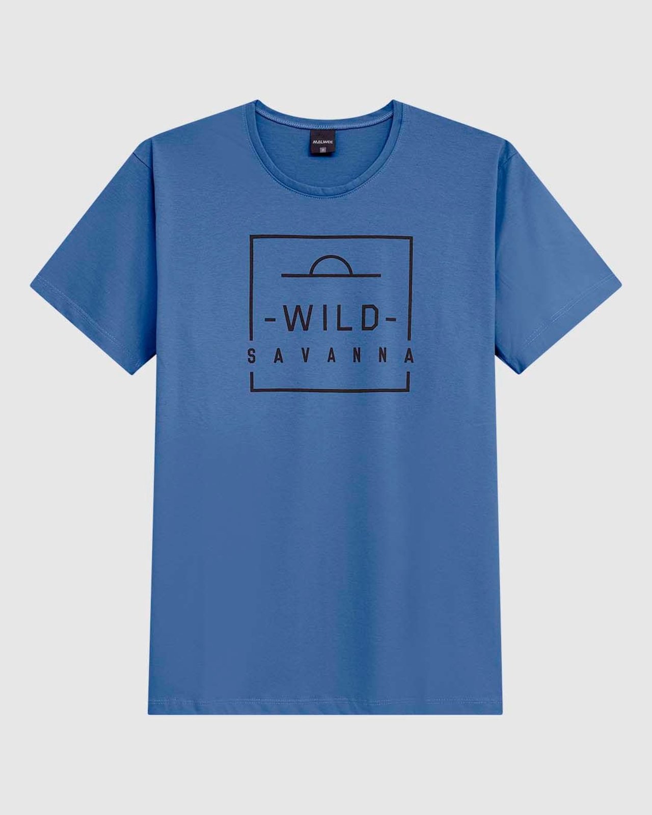 Camiseta Masculina Estampa Lettering Frontal Em Malha Algodão