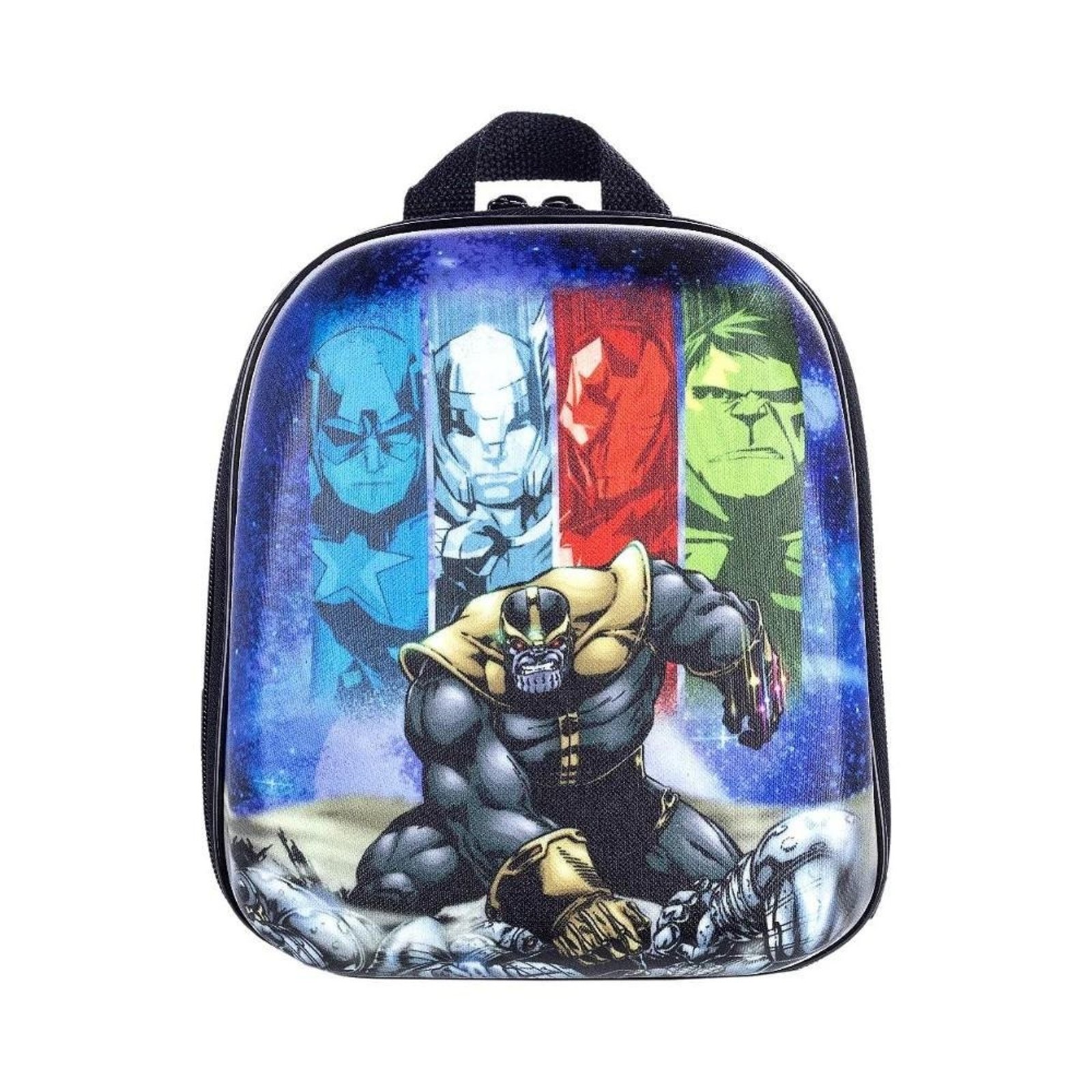 Infantil - Mochila Escolar MaxToy Marvel Thanos Azul