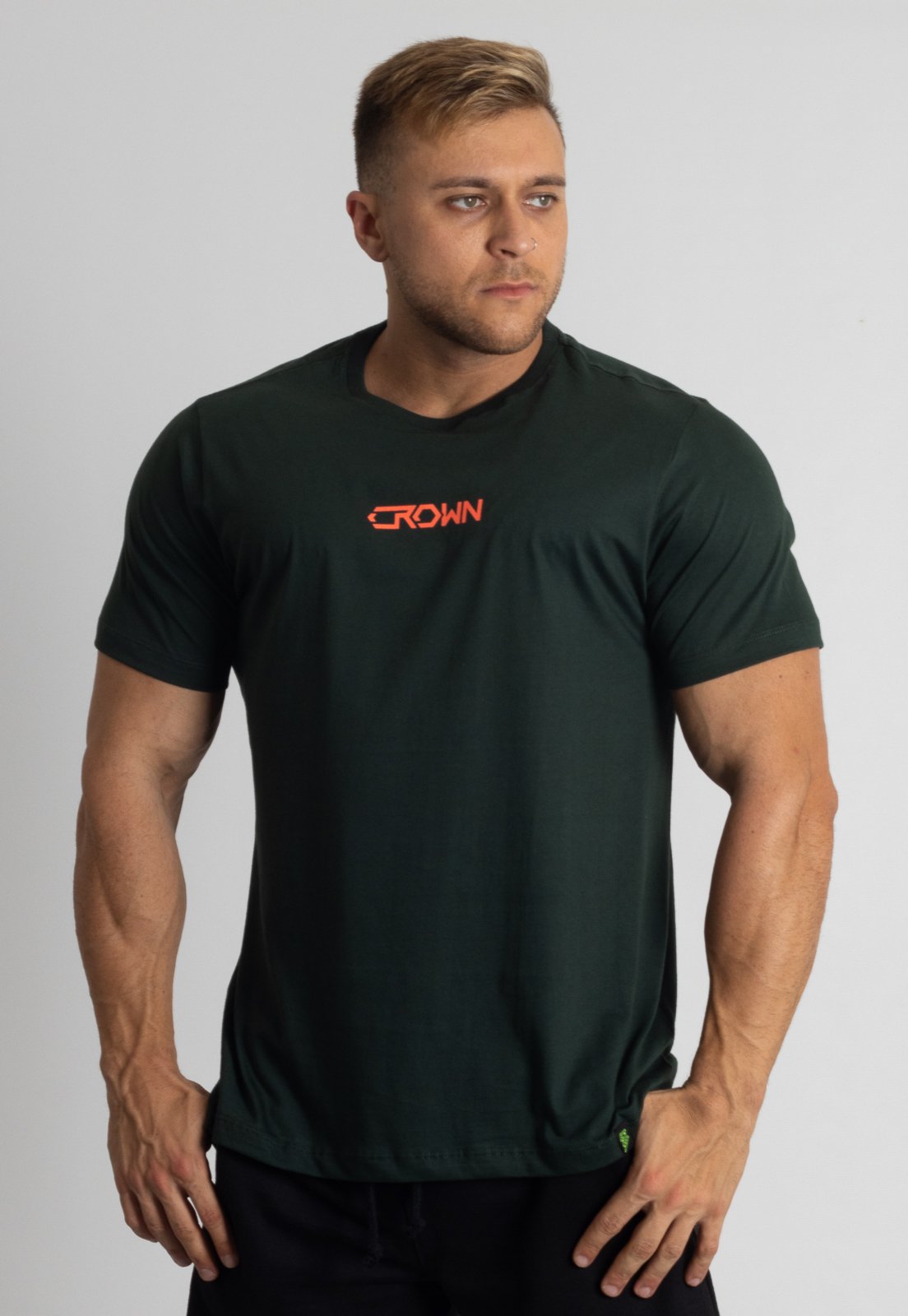 Camiseta 100% Algodão Crown Training HardLine