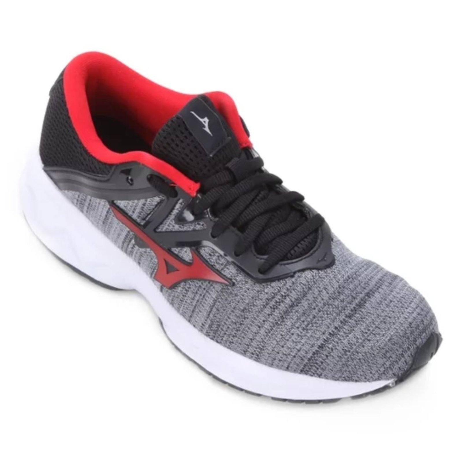 Tênis Mizuno Masculino Optimus Prata Vermelho