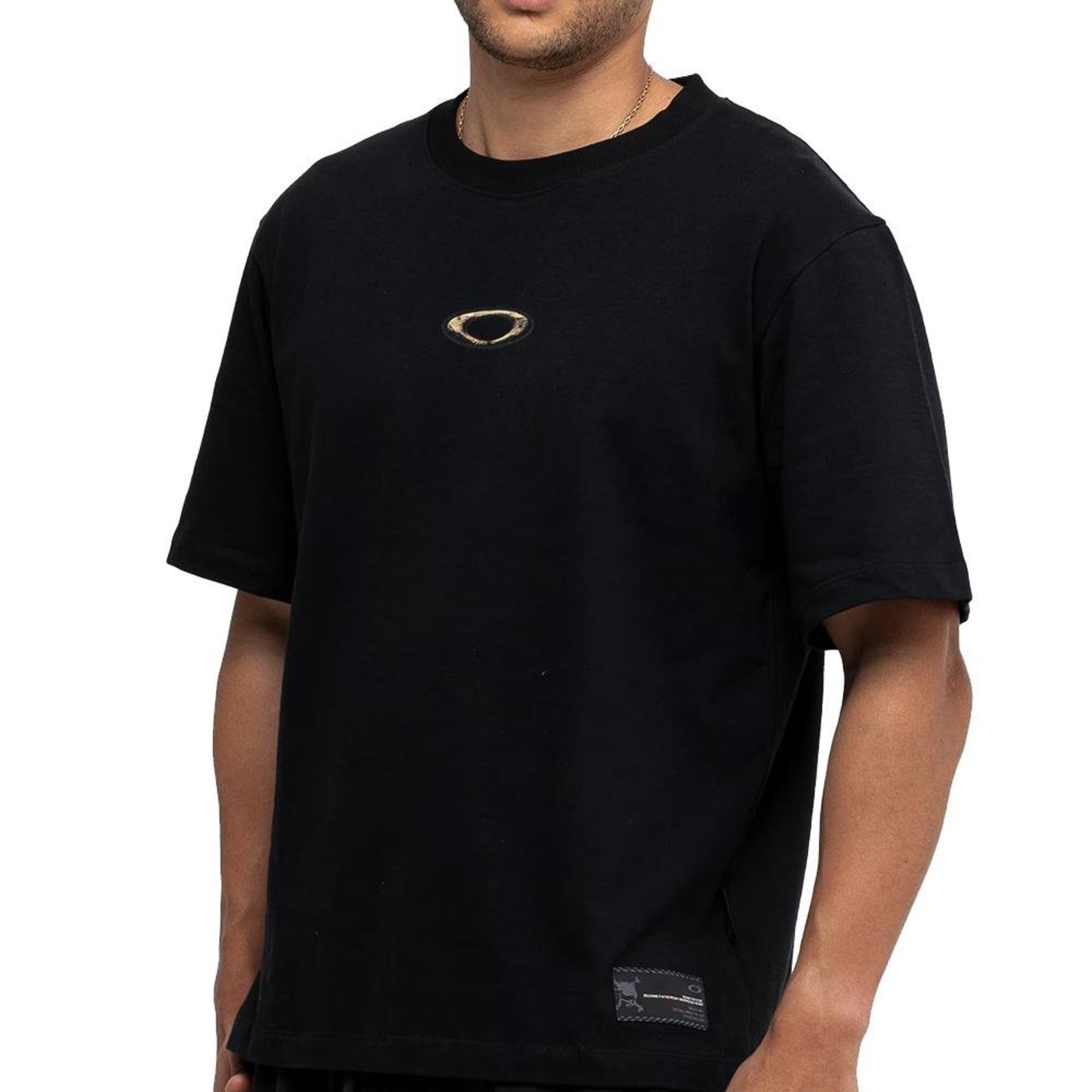 Camiseta Oakley O-Fossil Stone SS WT26 Masculina Blackout