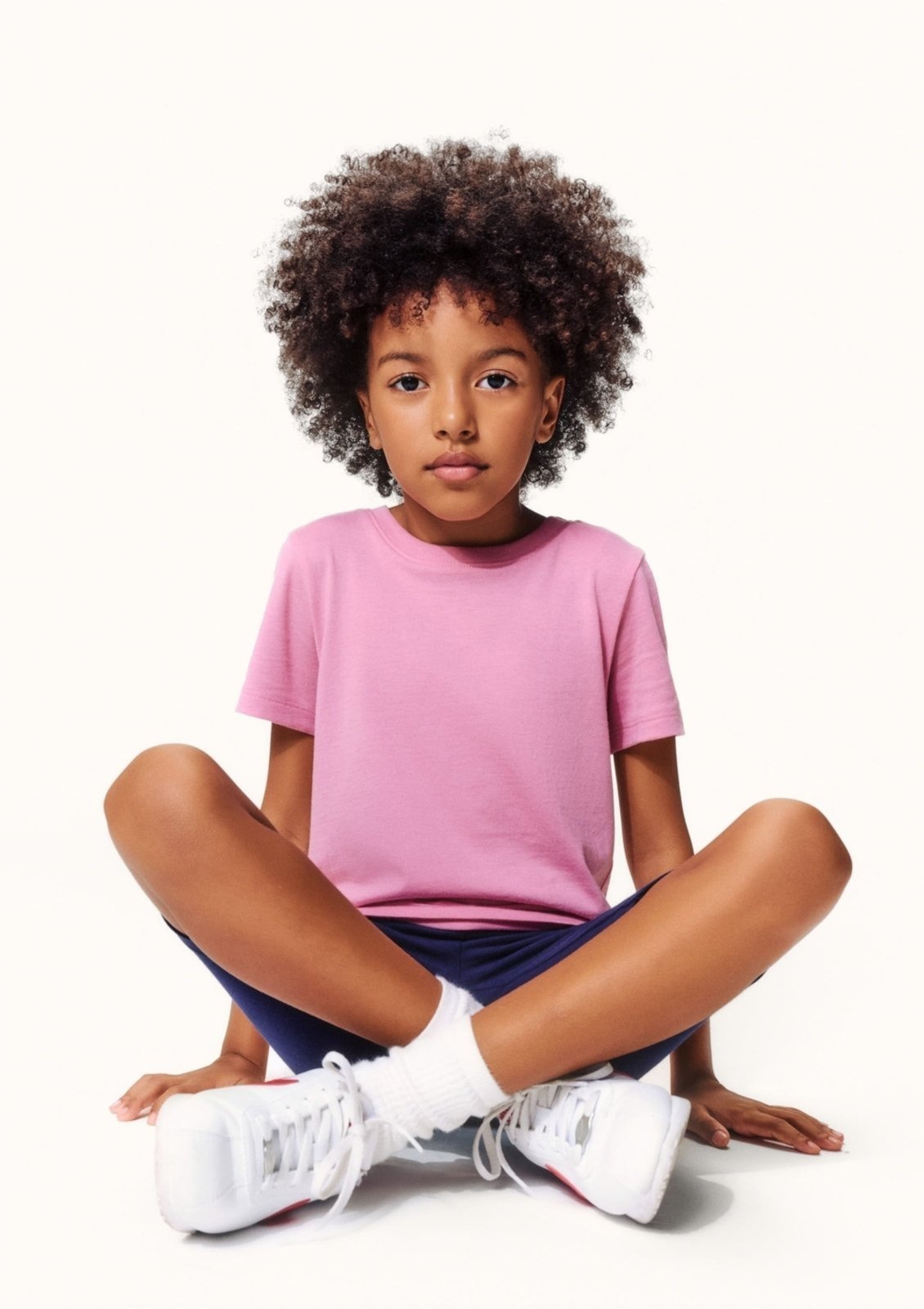 Infantil - Blusa Manga Curta Menina Em Malha Hering