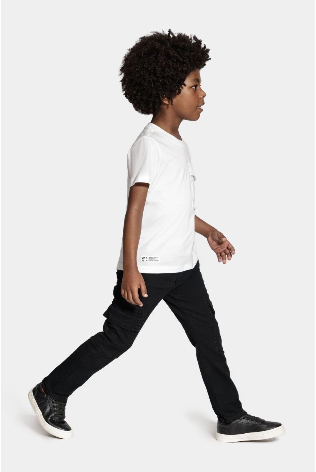 Infantil – Calça Aramis Chino Color Cargo Preto