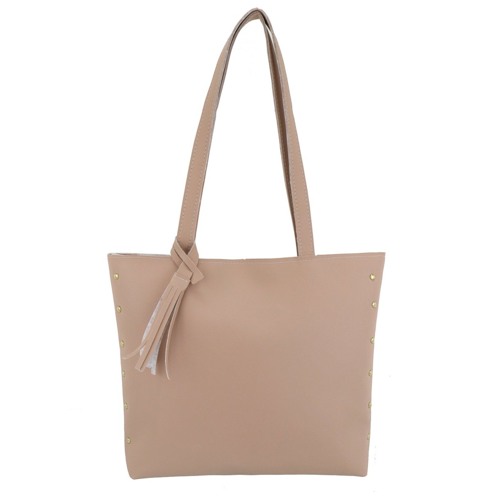 Vista 2 Bolsa Feminina Lavini Saco Shopper Sacola Grande Lavini Shoes nude Lavini Shoes nude