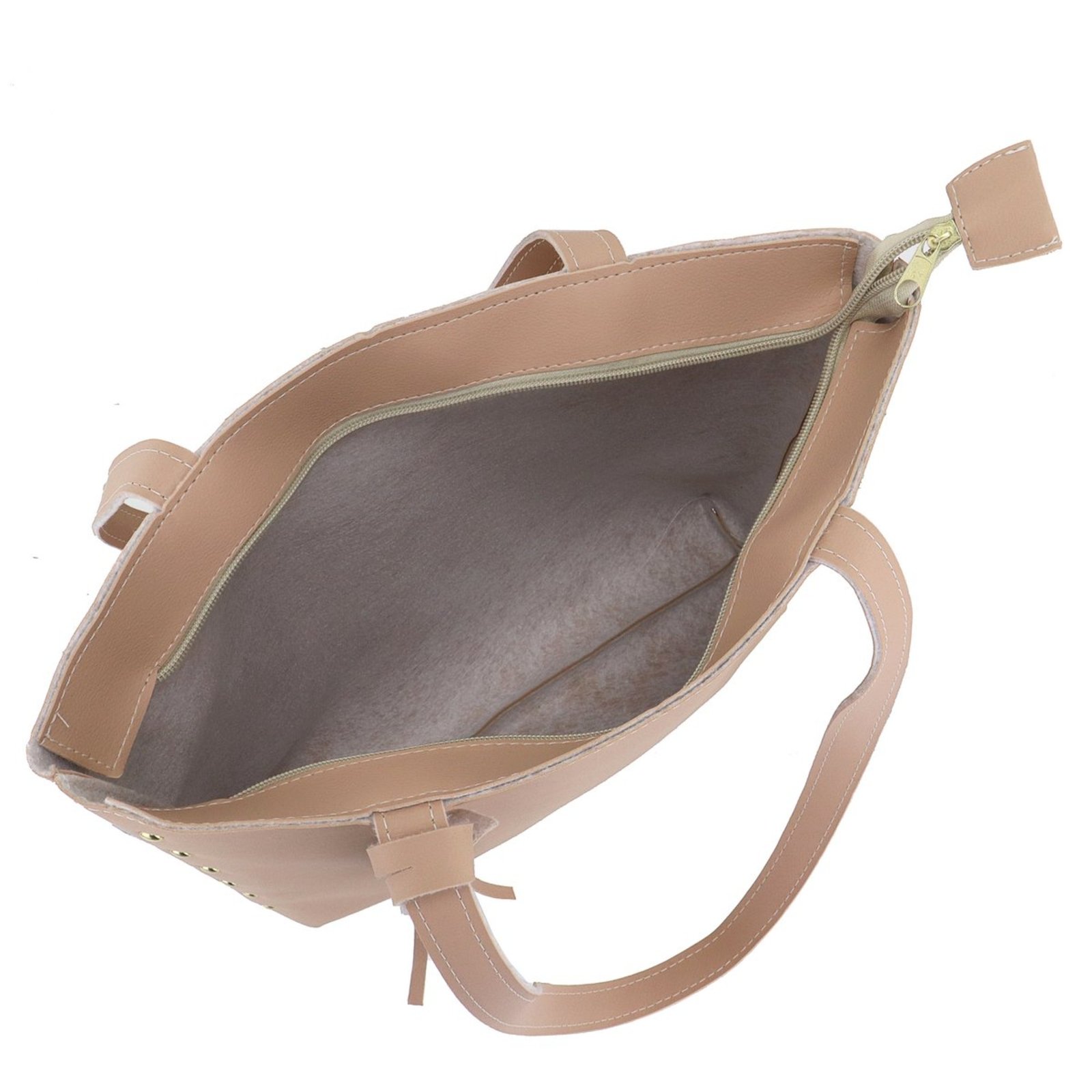 Vista 3 Bolsa Feminina Lavini Saco Shopper Sacola Grande Lavini Shoes marrom Lavini Shoes marrom
